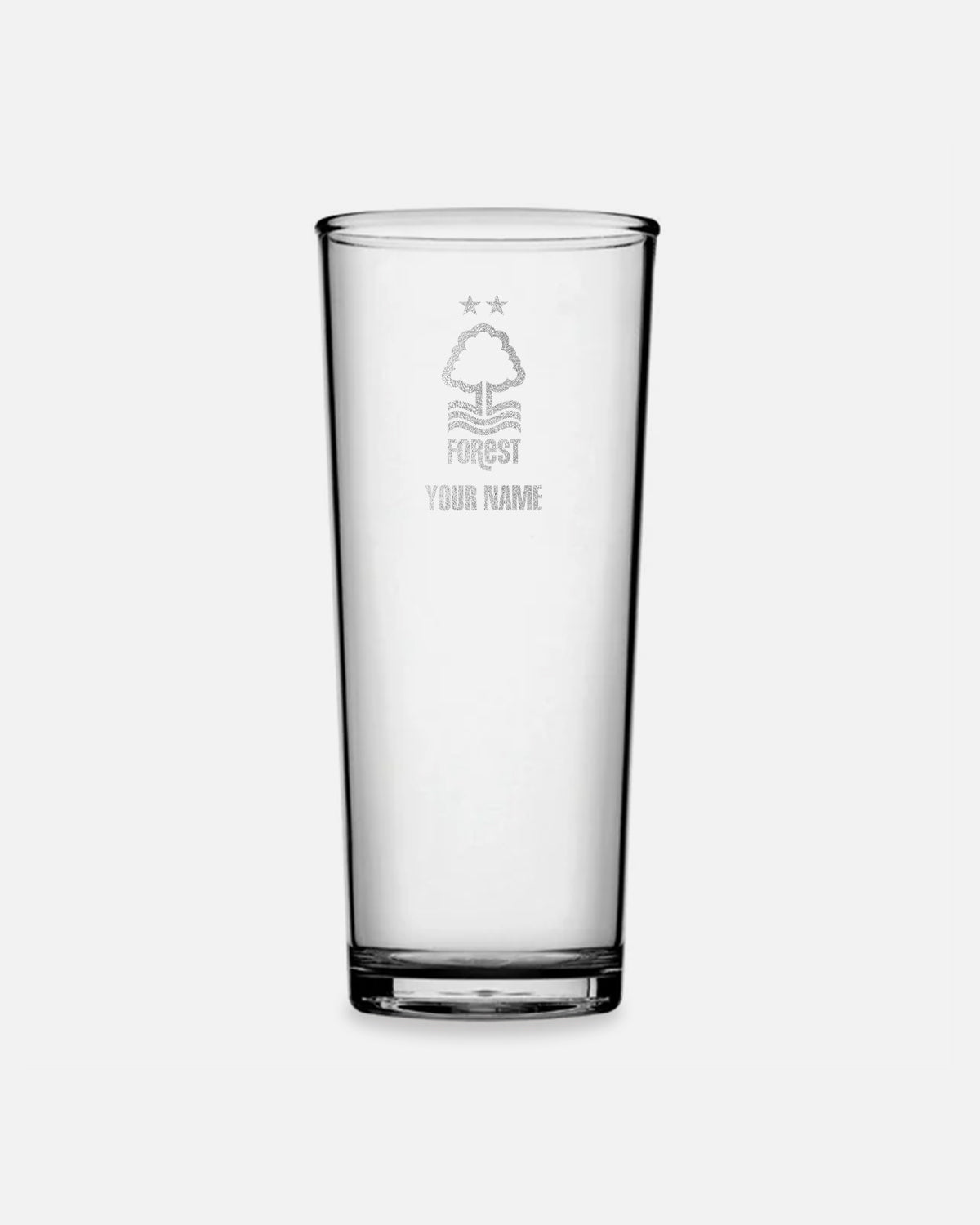 NFFC Personalised Hi Ball Pint Glass - Nottingham Forest FC