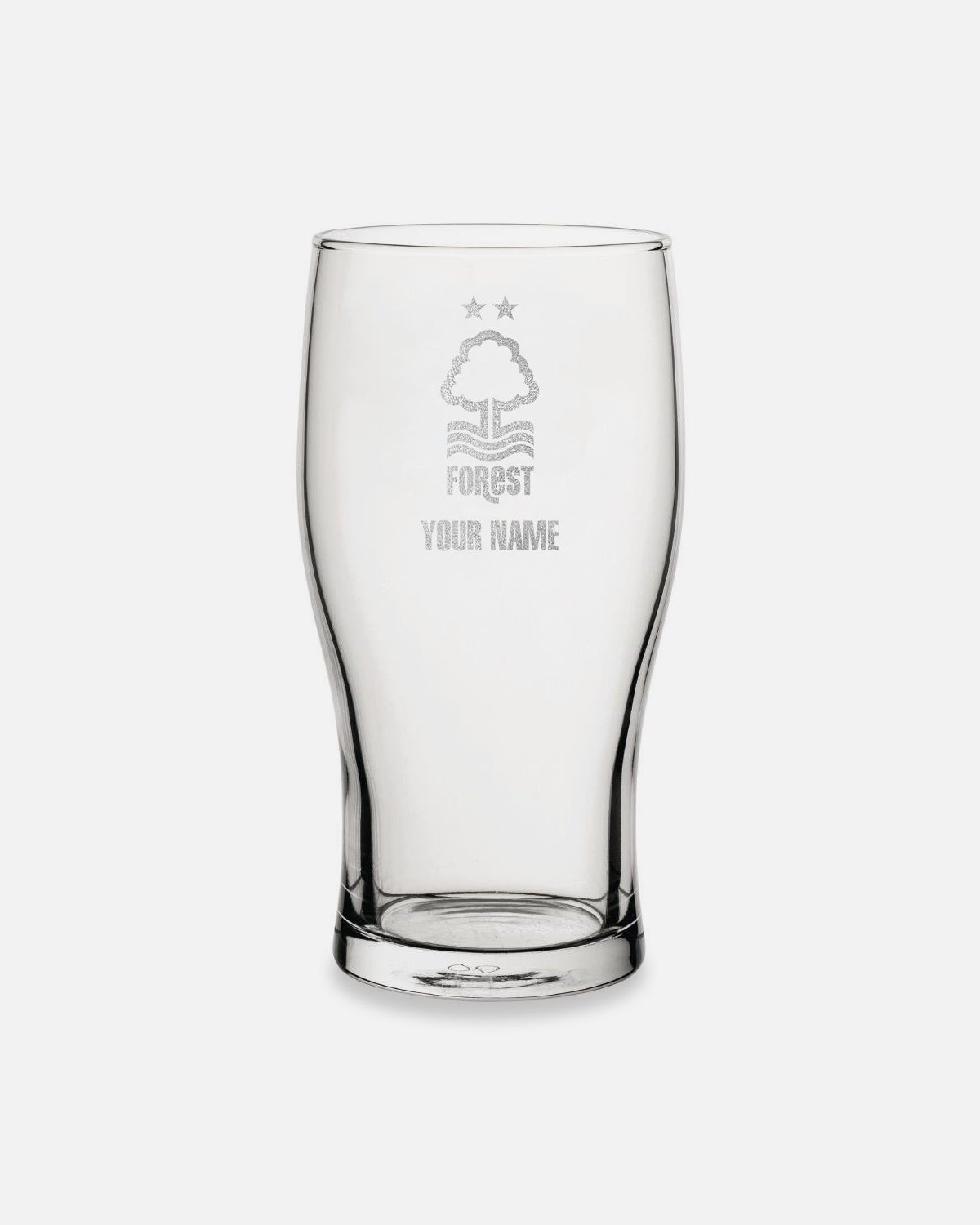 NFFC Personalised Pint Glass - Nottingham Forest FC