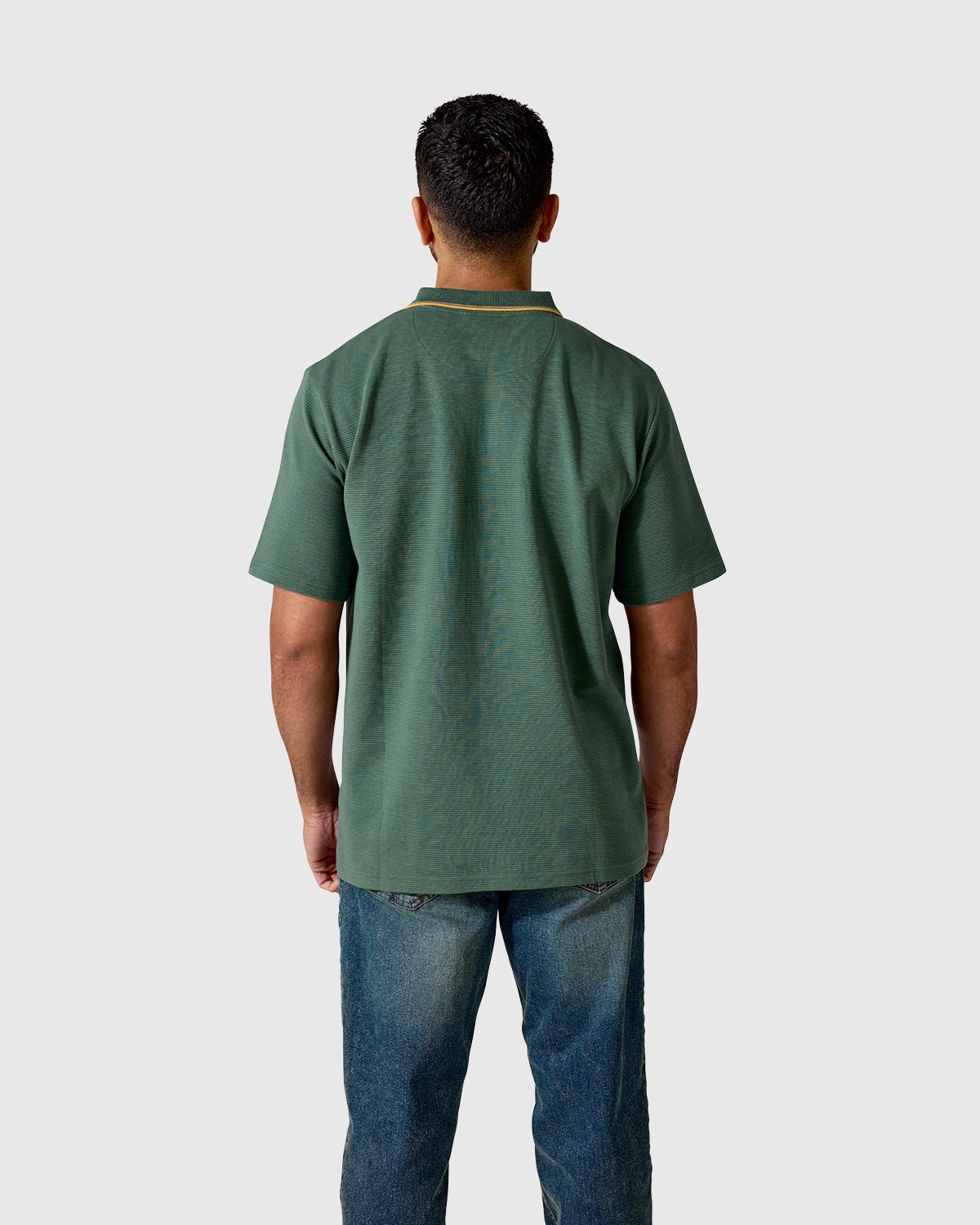 NFFC Pine Leavers Ribbed Polo - Nottingham Forest FC