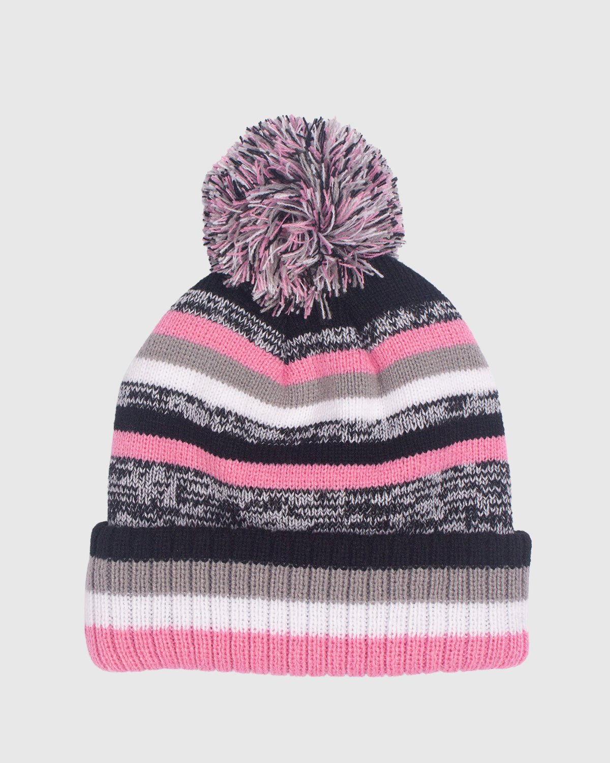 NFFC Pink Forest Stripe Bobble Hat - Nottingham Forest FC