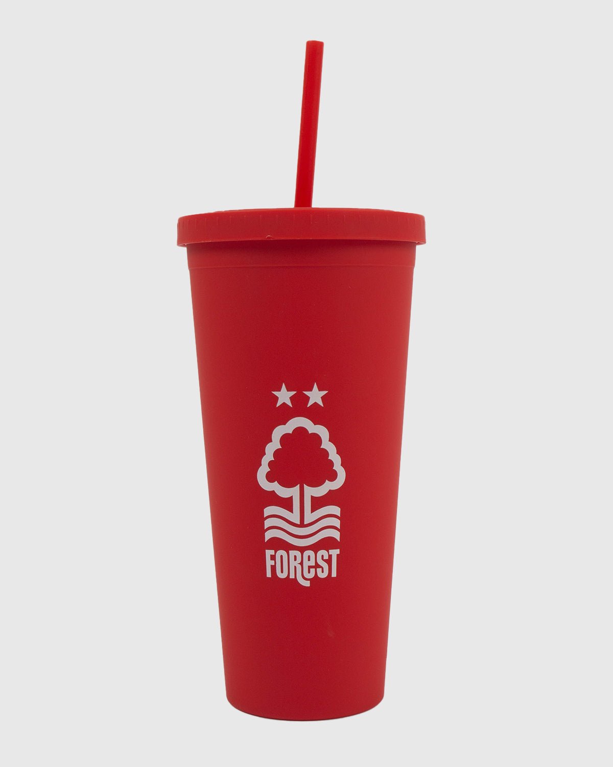 NFFC Red 650ml Cup & Straw - Nottingham Forest FC