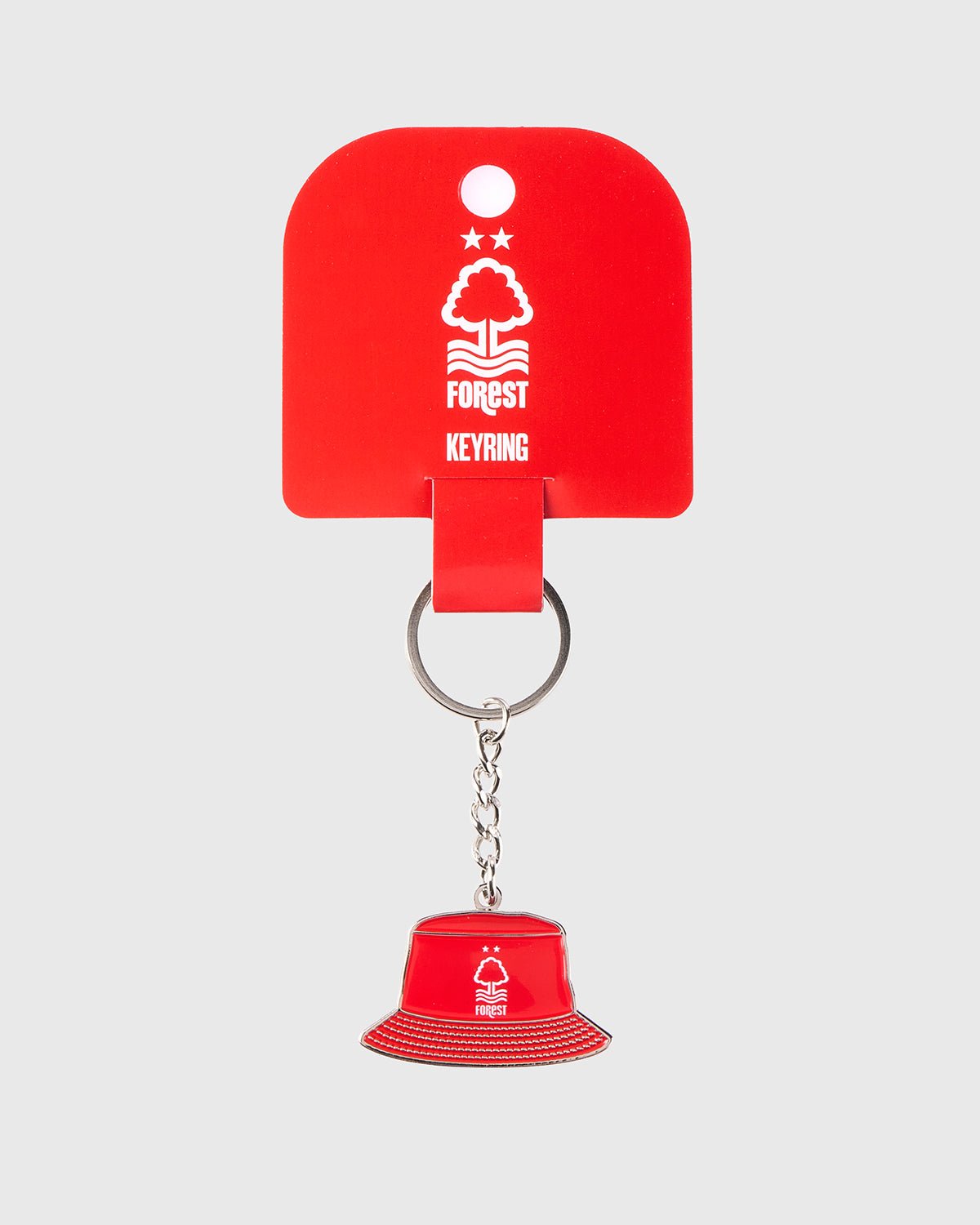 NFFC Red Bucket Hat Keyring - Nottingham Forest FC