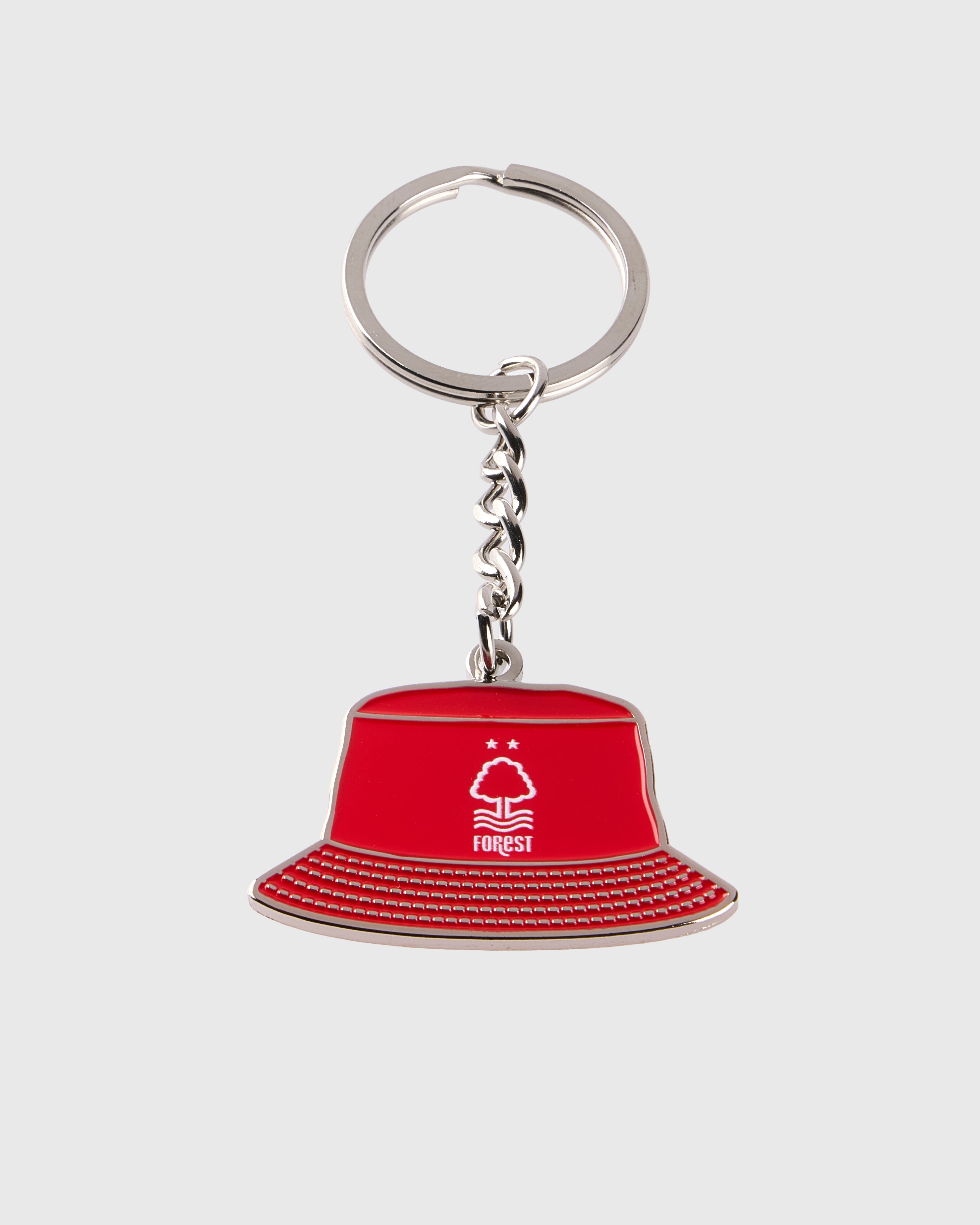 NFFC Red Bucket Hat Keyring - Nottingham Forest FC