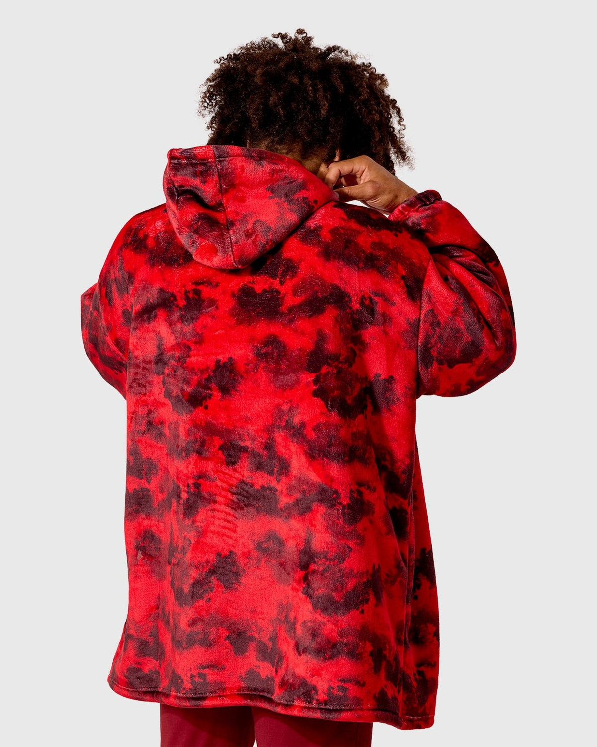 NFFC Red Camo Sherpa Hoodie - Nottingham Forest FC