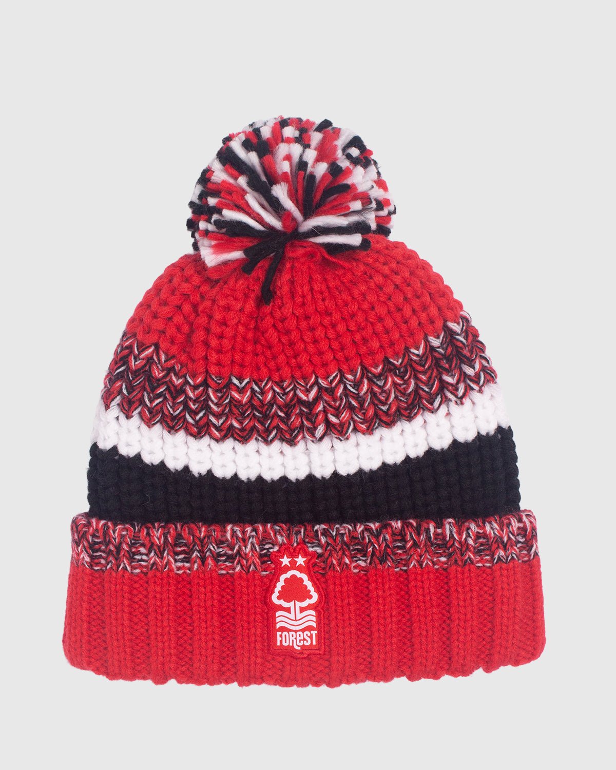 NFFC Red Chunky Bobble Hat - Nottingham Forest FC