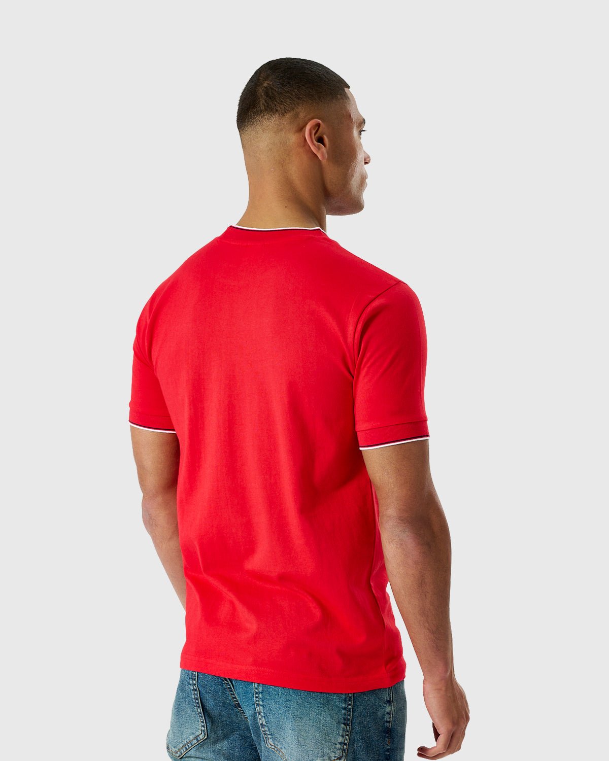 NFFC Red Club & Country Tipped T-Shirt - Nottingham Forest FC