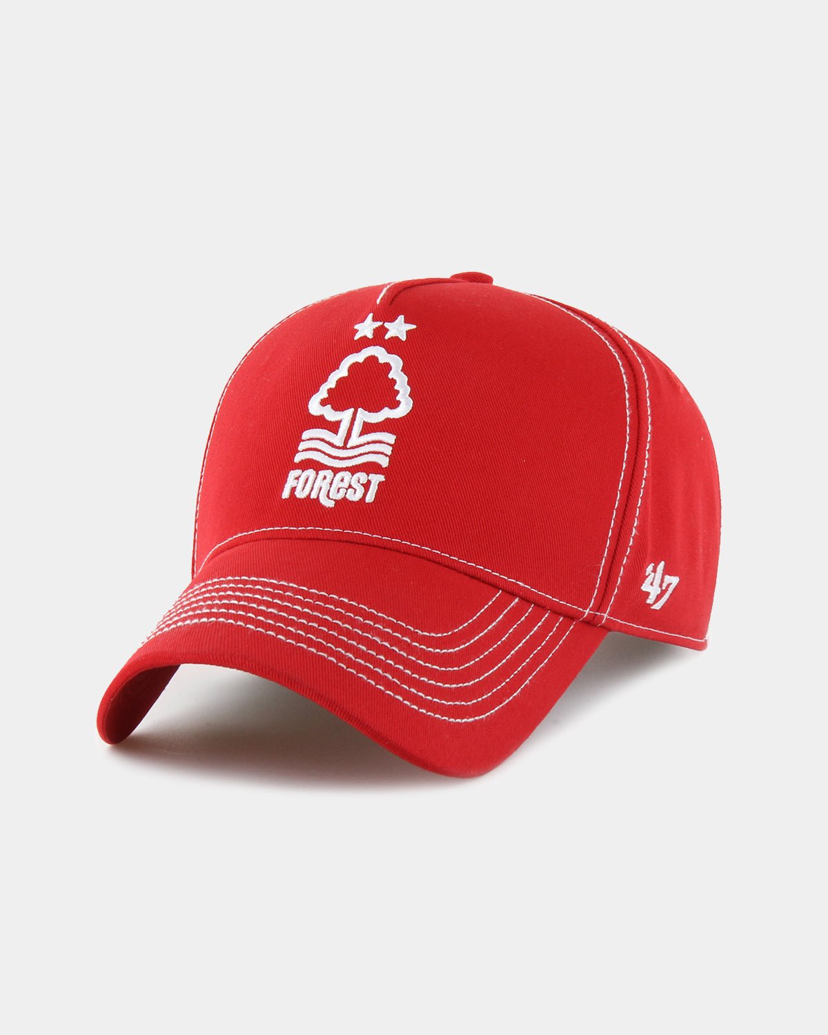 NFFC Red Contrast Stitch '47 MVP Cap - Nottingham Forest FC