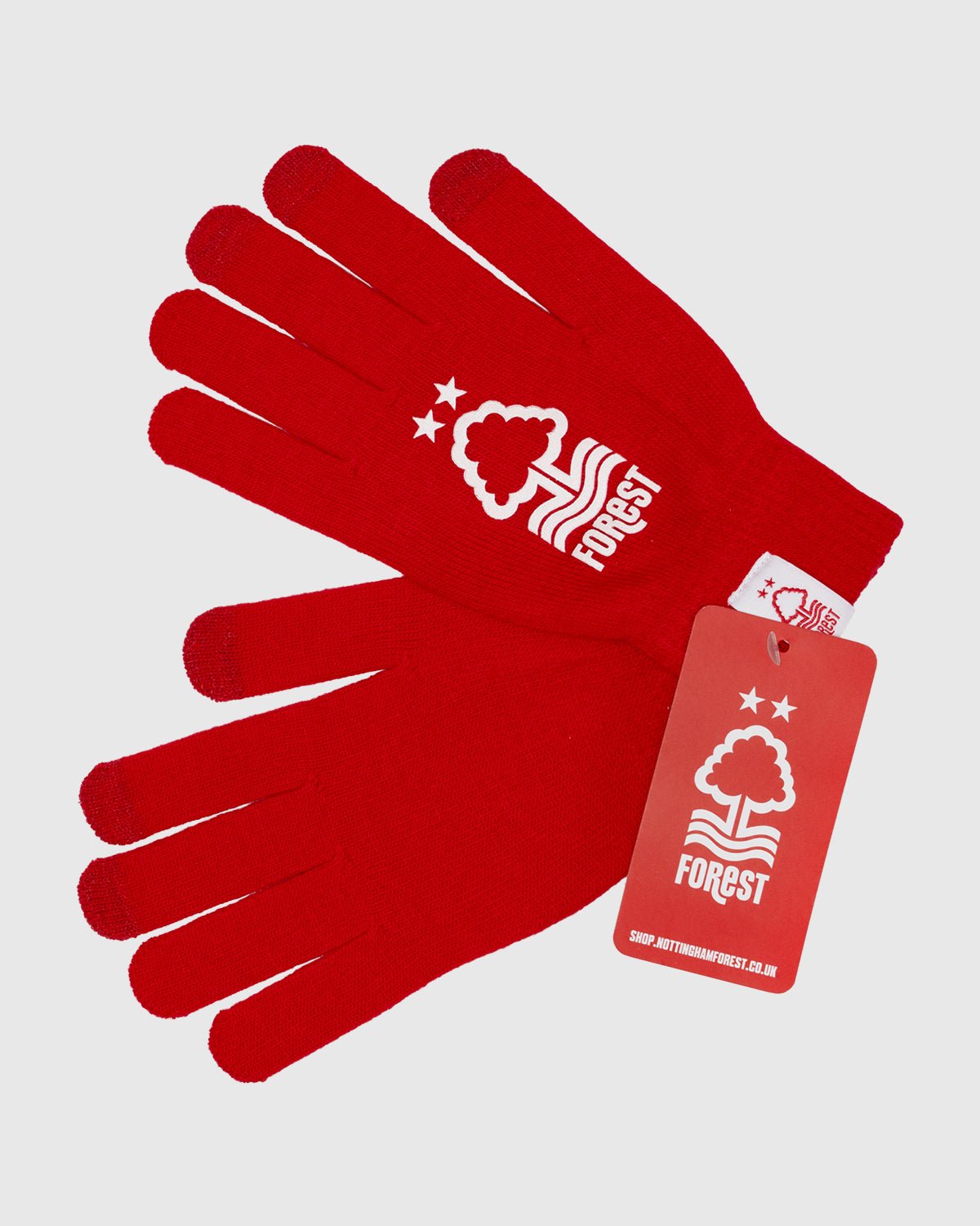 NFFC Red Crest Gloves - Nottingham Forest FC
