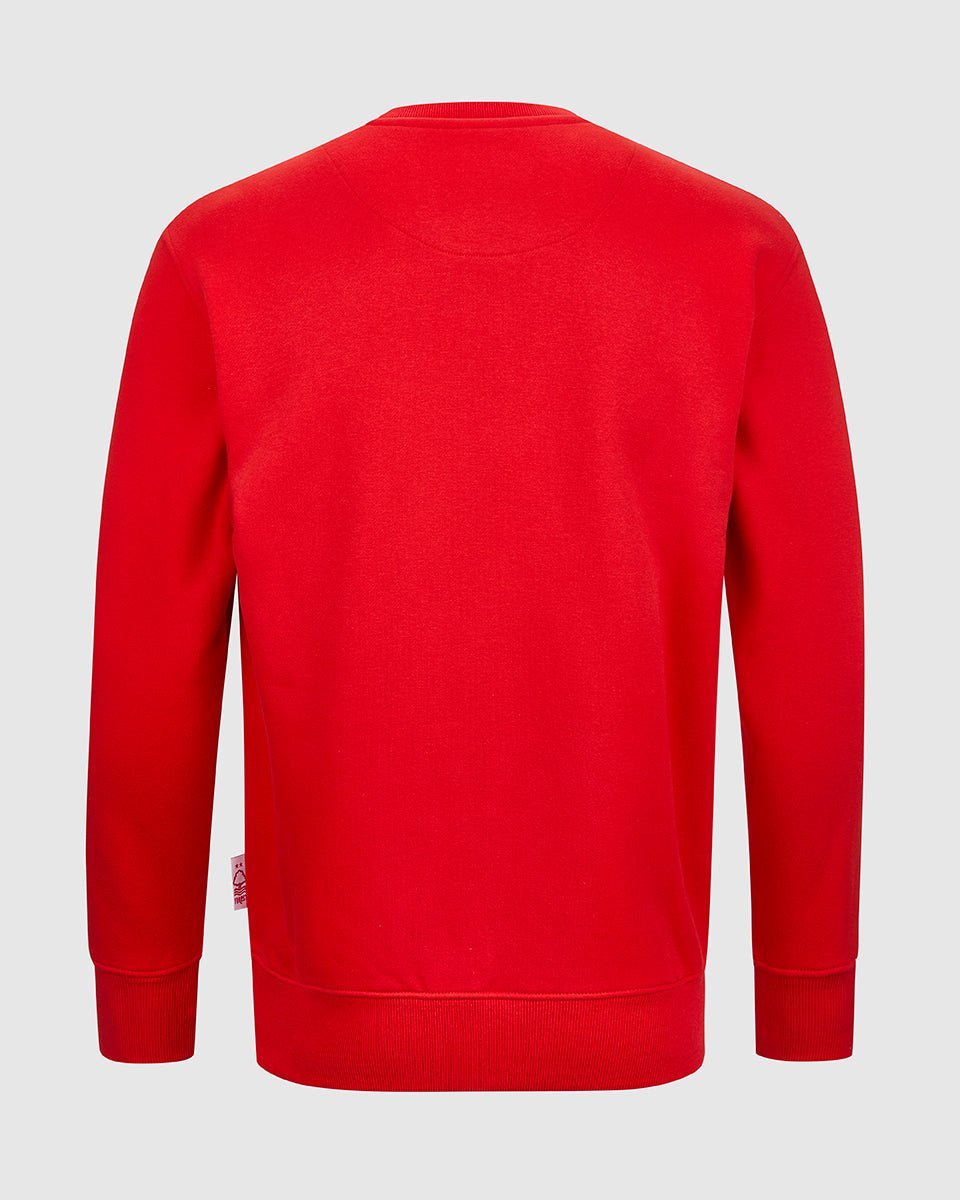 NFFC Red Essential Crest Crew Neck Sweatshirt - Nottingham Forest FC