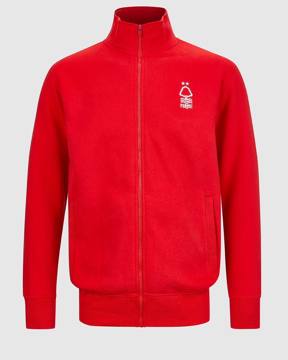 NFFC Red Essential Crest Full Zip Track Top - Nottingham Forest FC