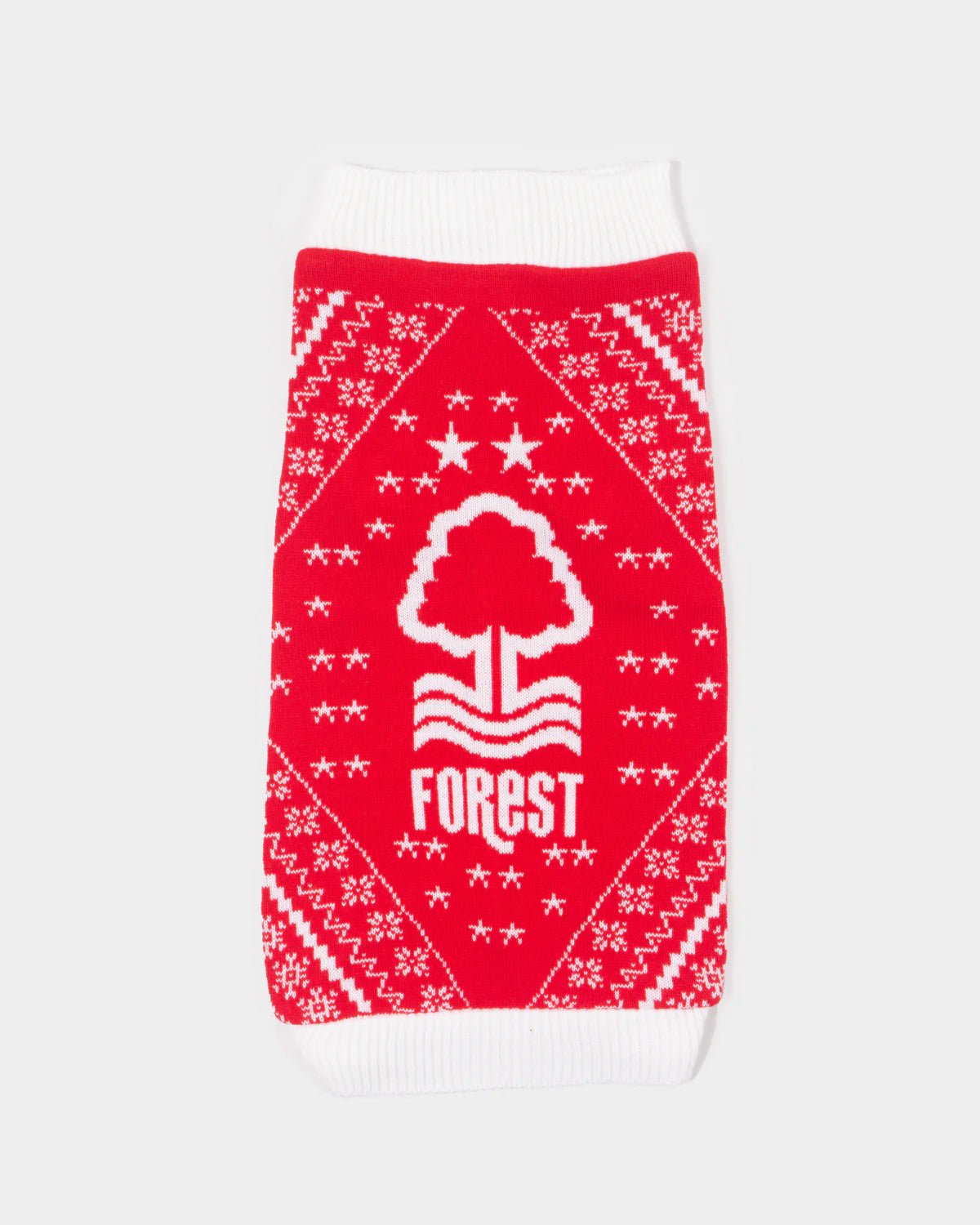NFFC Red Festival Crest Pet Christmas Jumper - Nottingham Forest FC