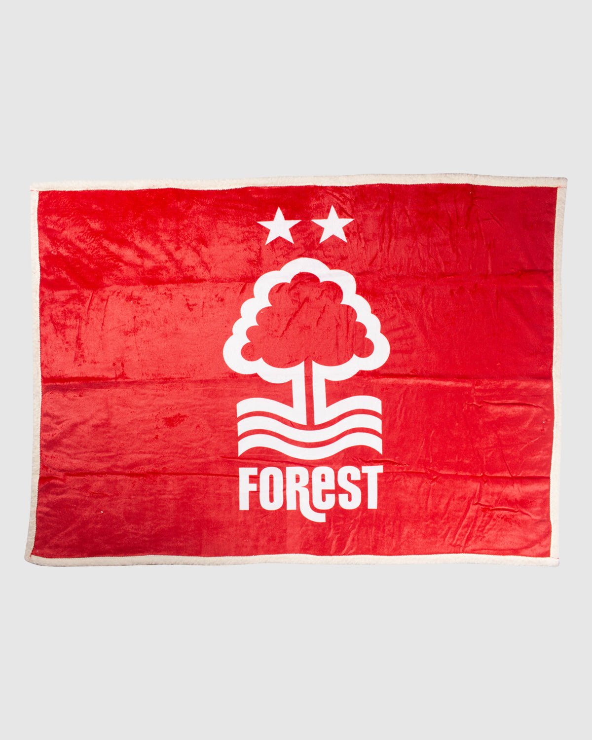 NFFC Red Fleece Sherpa Blanket - Nottingham Forest FC