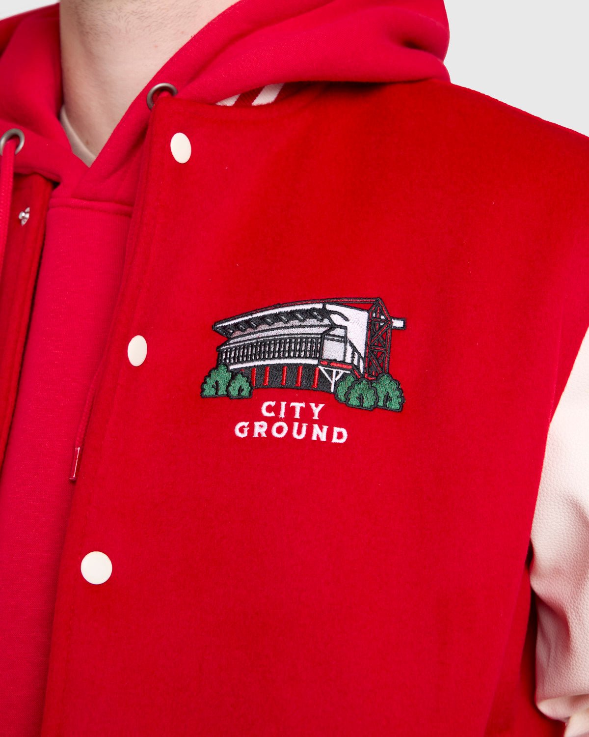 NFFC Red Home Varsity Jacket - Nottingham Forest FC