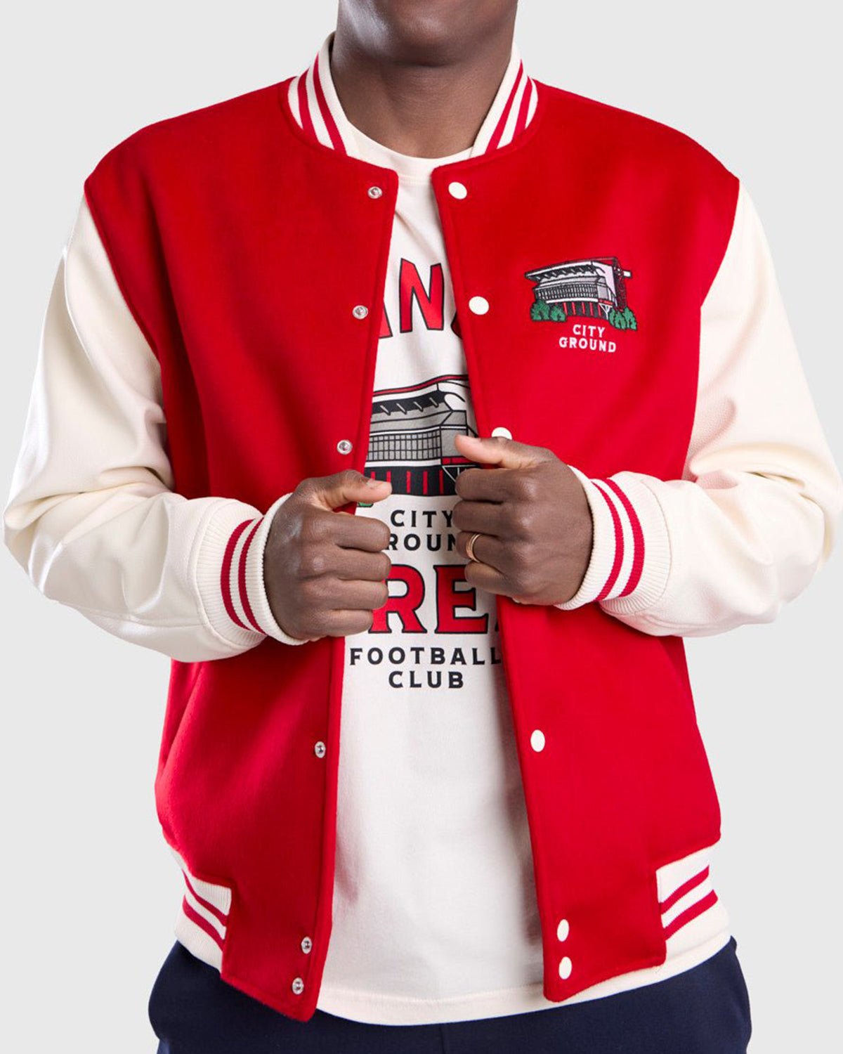 NFFC Red Home Varsity Jacket - Nottingham Forest FC