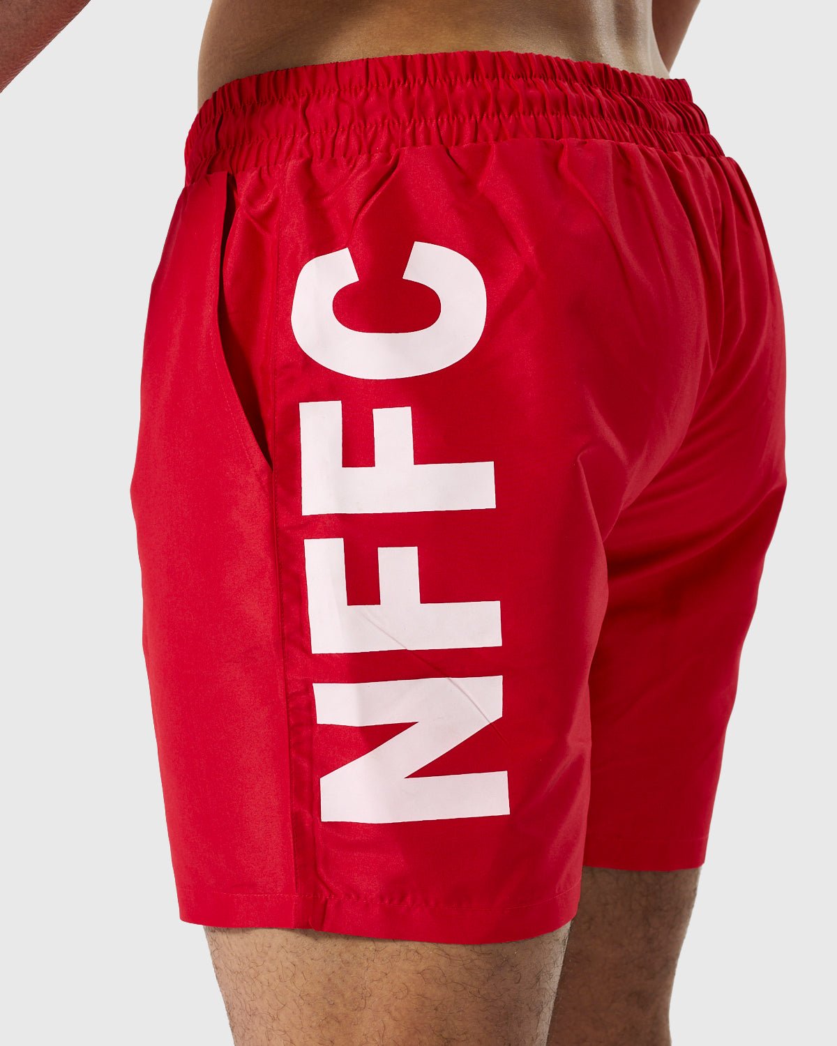 NFFC Red Large Logo Swim Shorts - Nottingham Forest FC