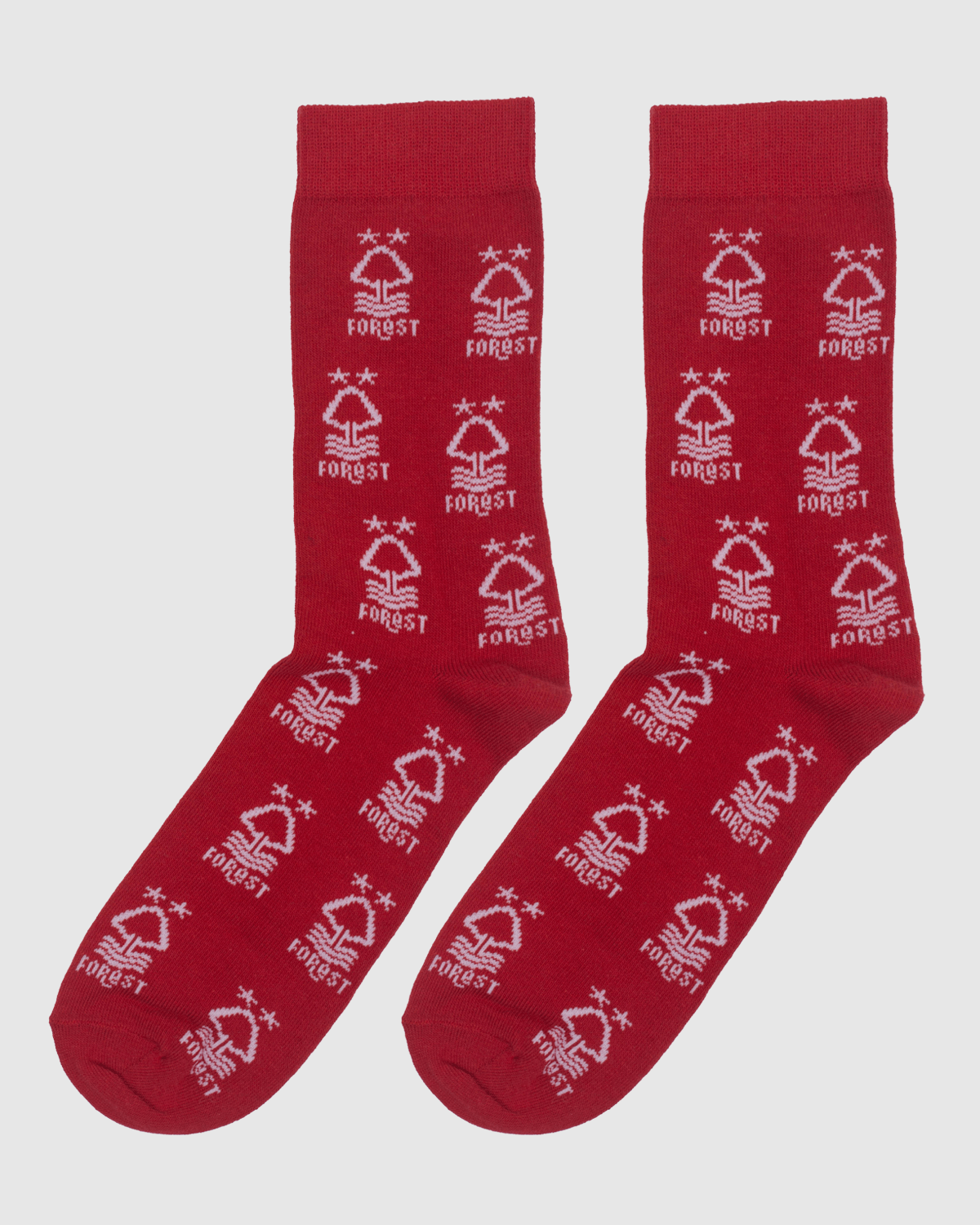 NFFC Red Multi - Crest Socks - Nottingham Forest FC