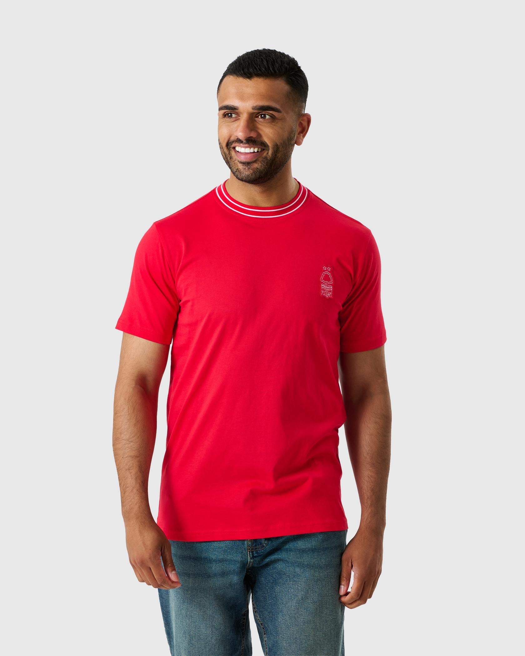 NFFC Red Outline T-Shirt - Nottingham Forest FC