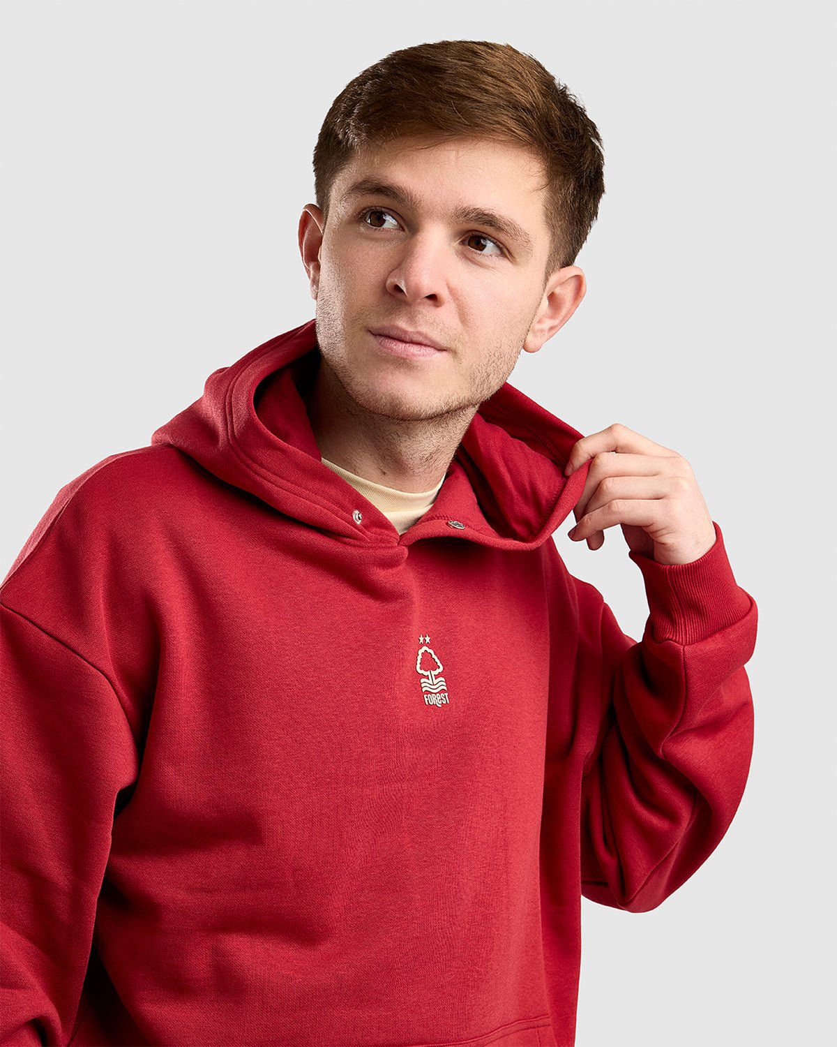 NFFC Red Racing Back Print Hoodie - Nottingham Forest FC