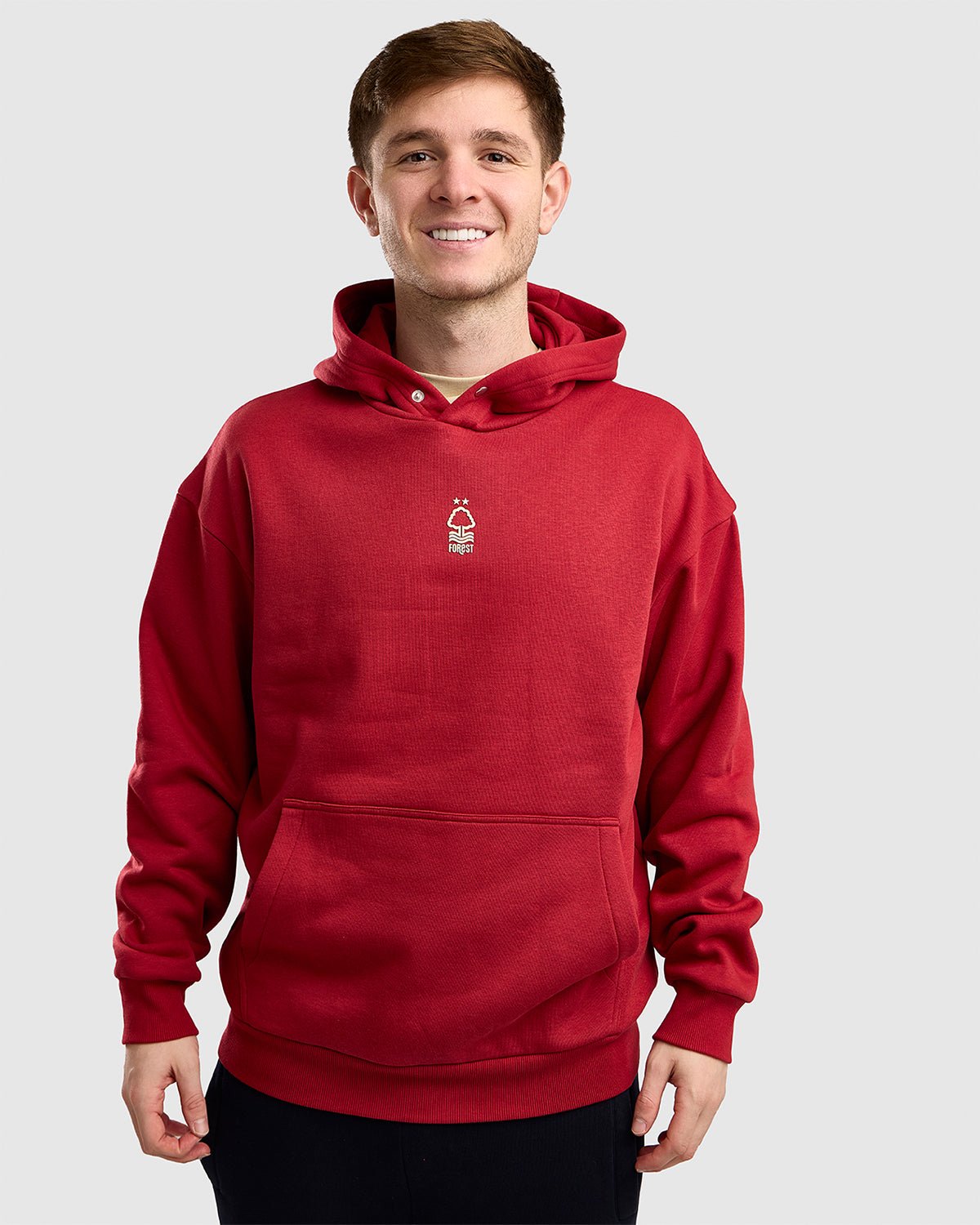 NFFC Red Racing Back Print Hoodie - Nottingham Forest FC