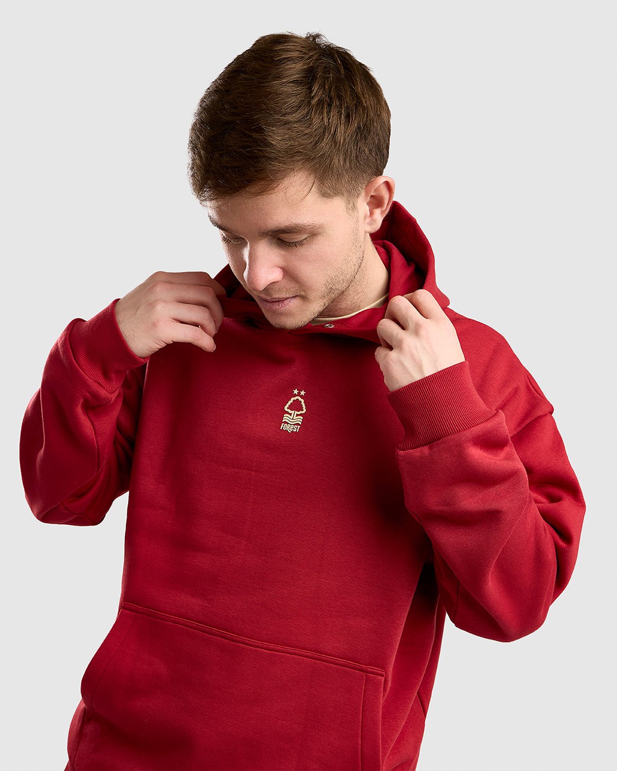 NFFC Red Racing Back Print Hoodie - Nottingham Forest FC