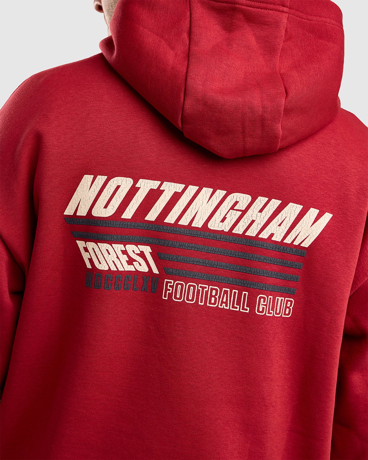 NFFC Red Racing Back Print Hoodie - Nottingham Forest FC