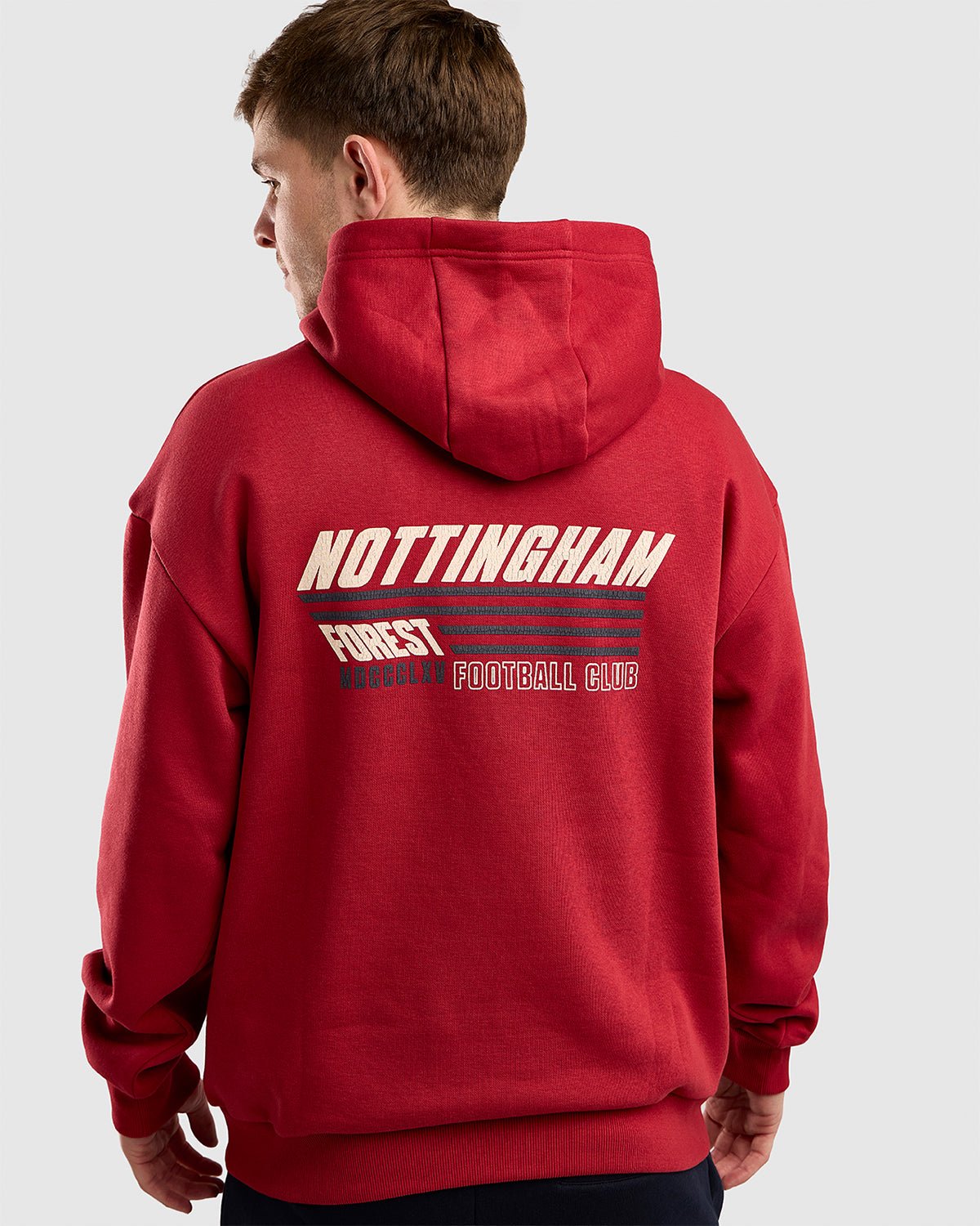 NFFC Red Racing Back Print Hoodie - Nottingham Forest FC