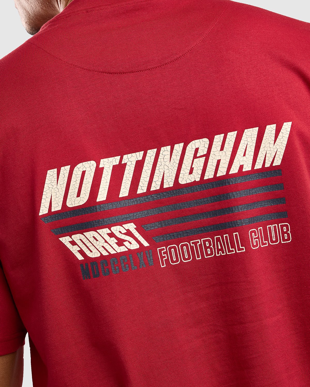 NFFC Red Racing Back Print T-Shirt - Nottingham Forest FC