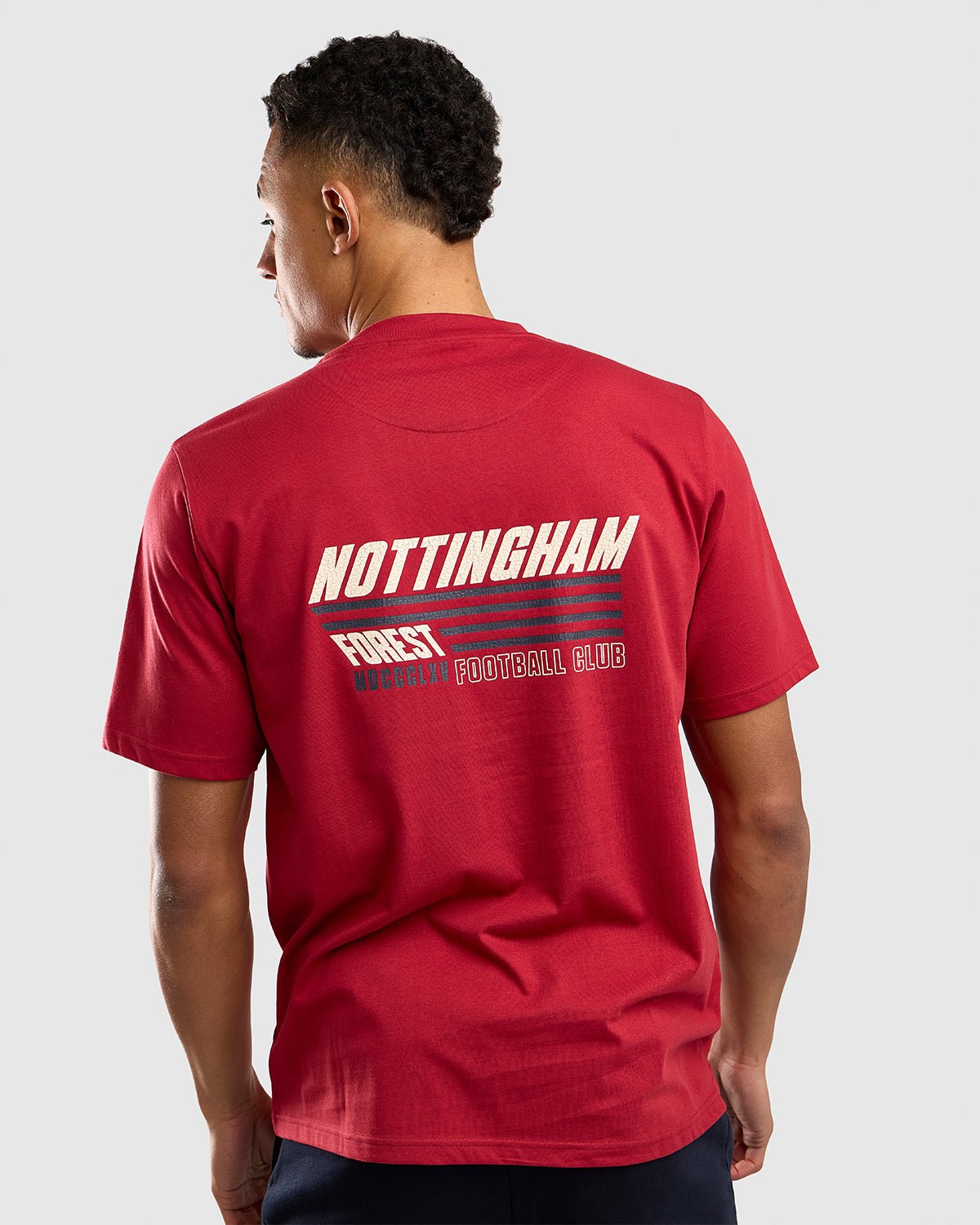 NFFC Red Racing Back Print T-Shirt - Nottingham Forest FC