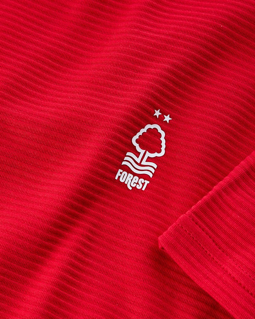 NFFC Red Ripple Rib T-Shirt - Nottingham Forest FC
