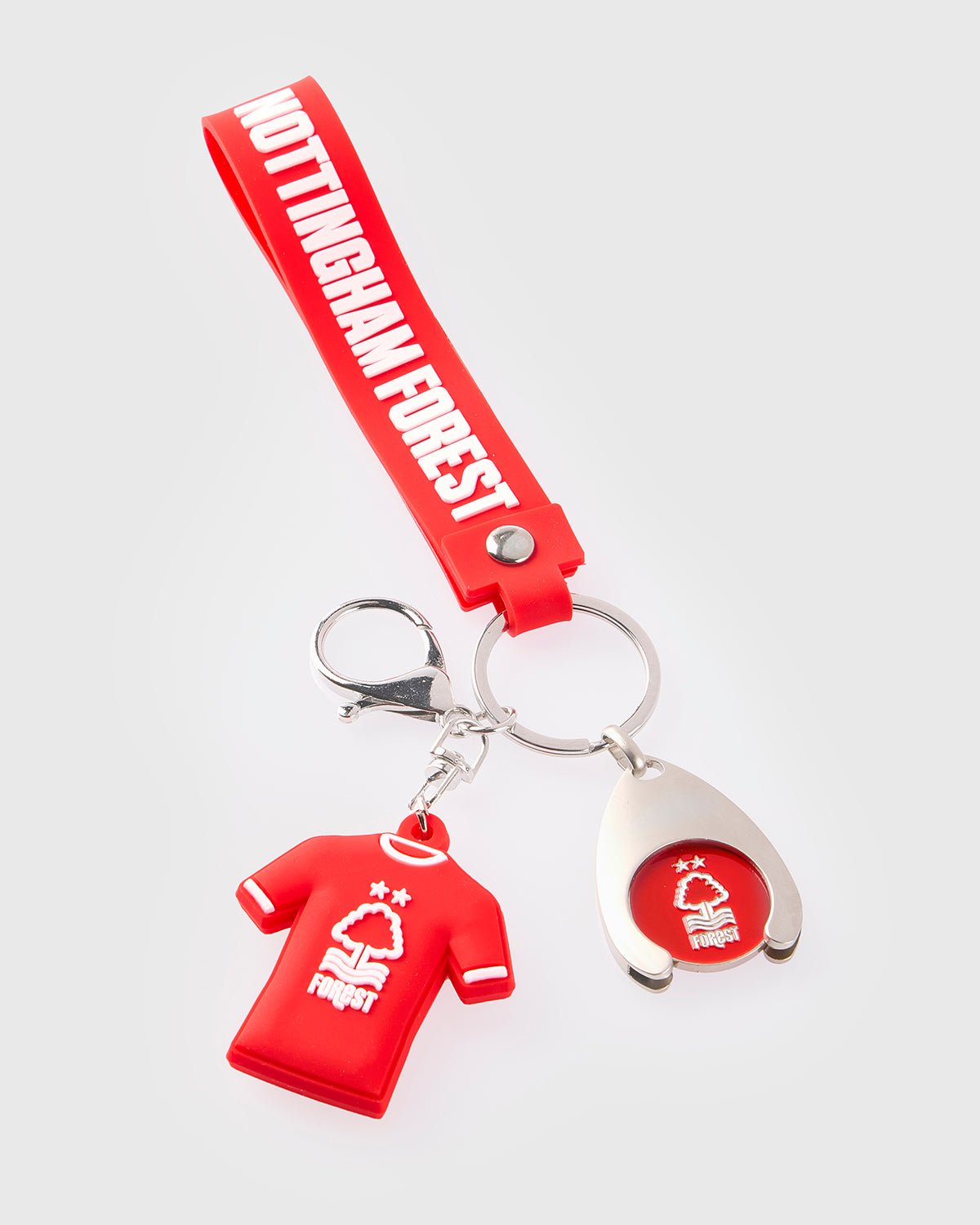 NFFC Red Shirt Charm Keyring - Nottingham Forest FC