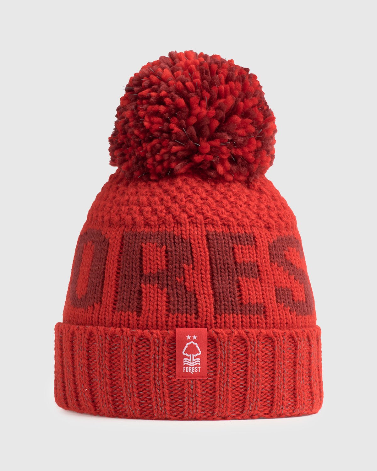 NFFC Red Tonal SuperBobble Hat - Nottingham Forest FC