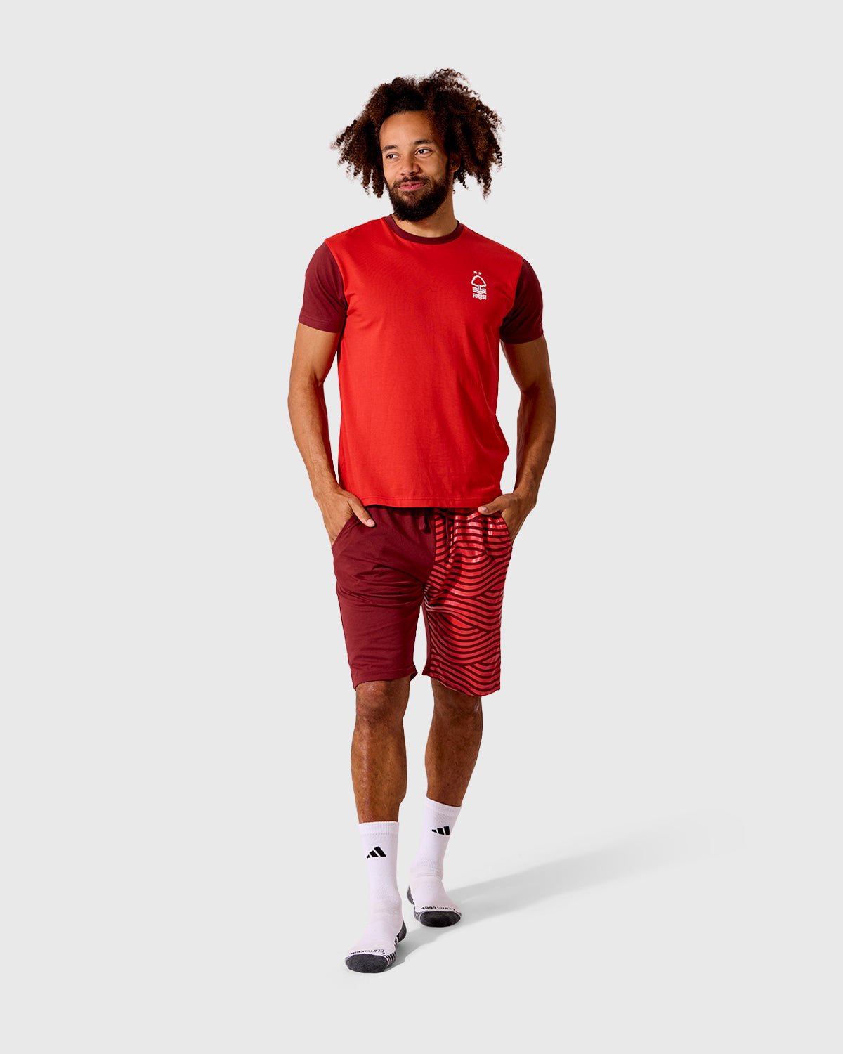 NFFC Red Wave Pyjama Set - Nottingham Forest FC
