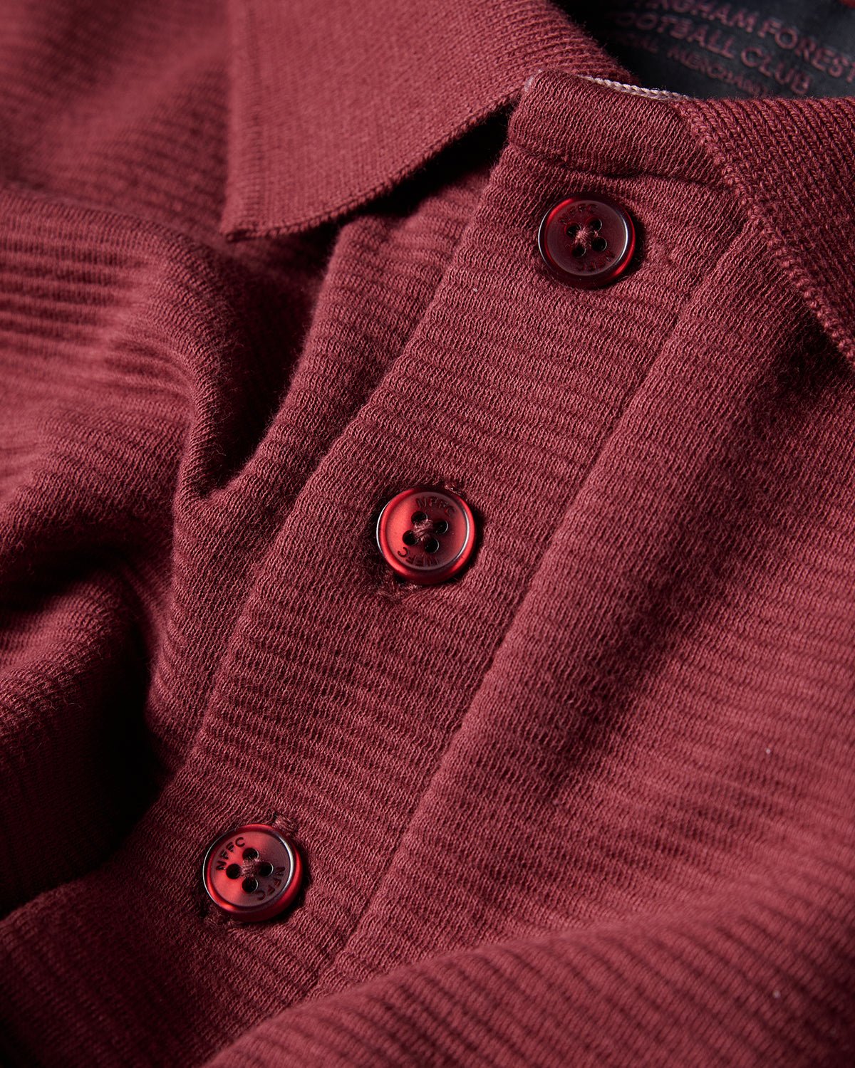 NFFC Redwood Weekend Edit Ripple Rib Polo - Nottingham Forest FC