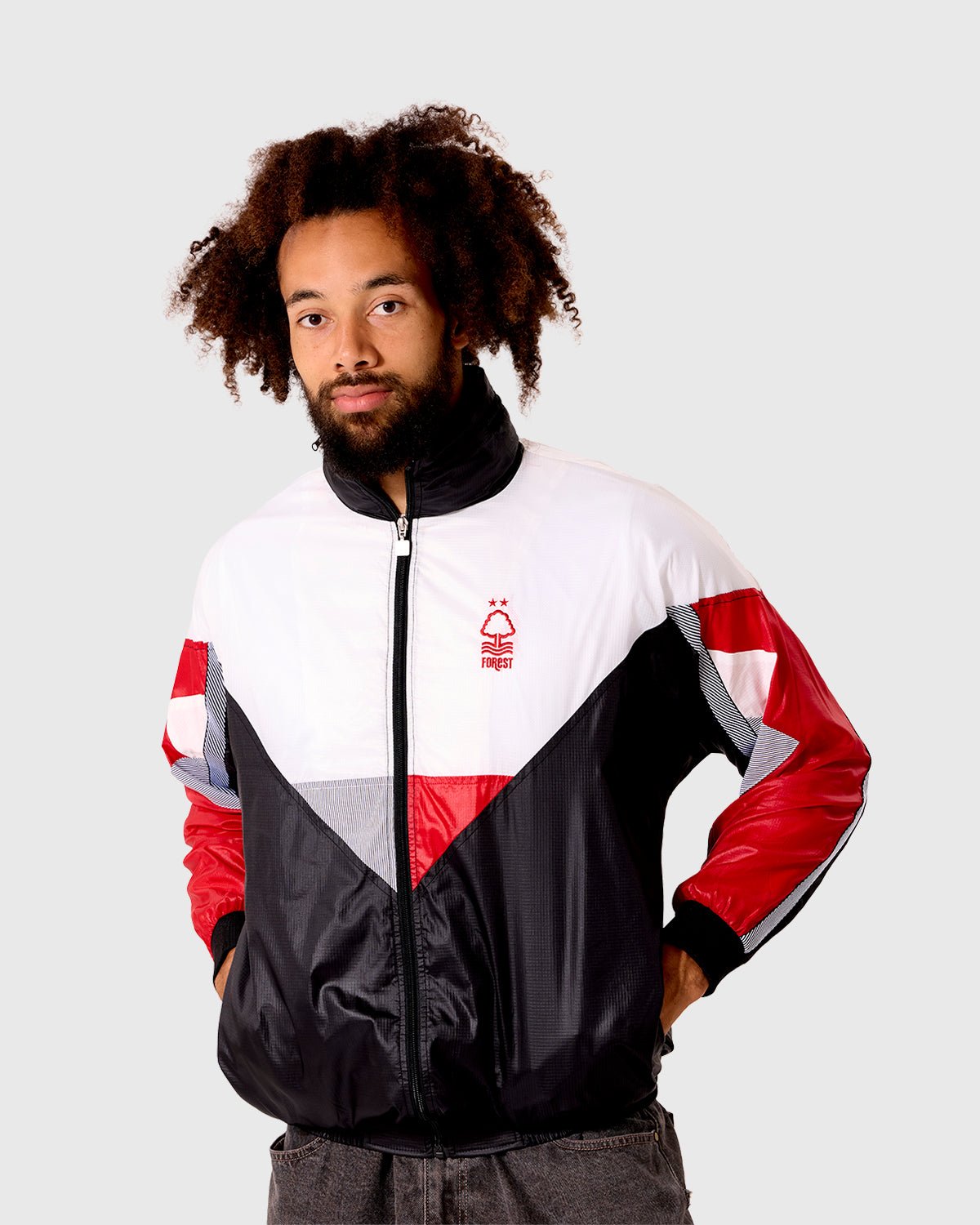 NFFC Retro 1990-91 Track Jacket - Nottingham Forest FC