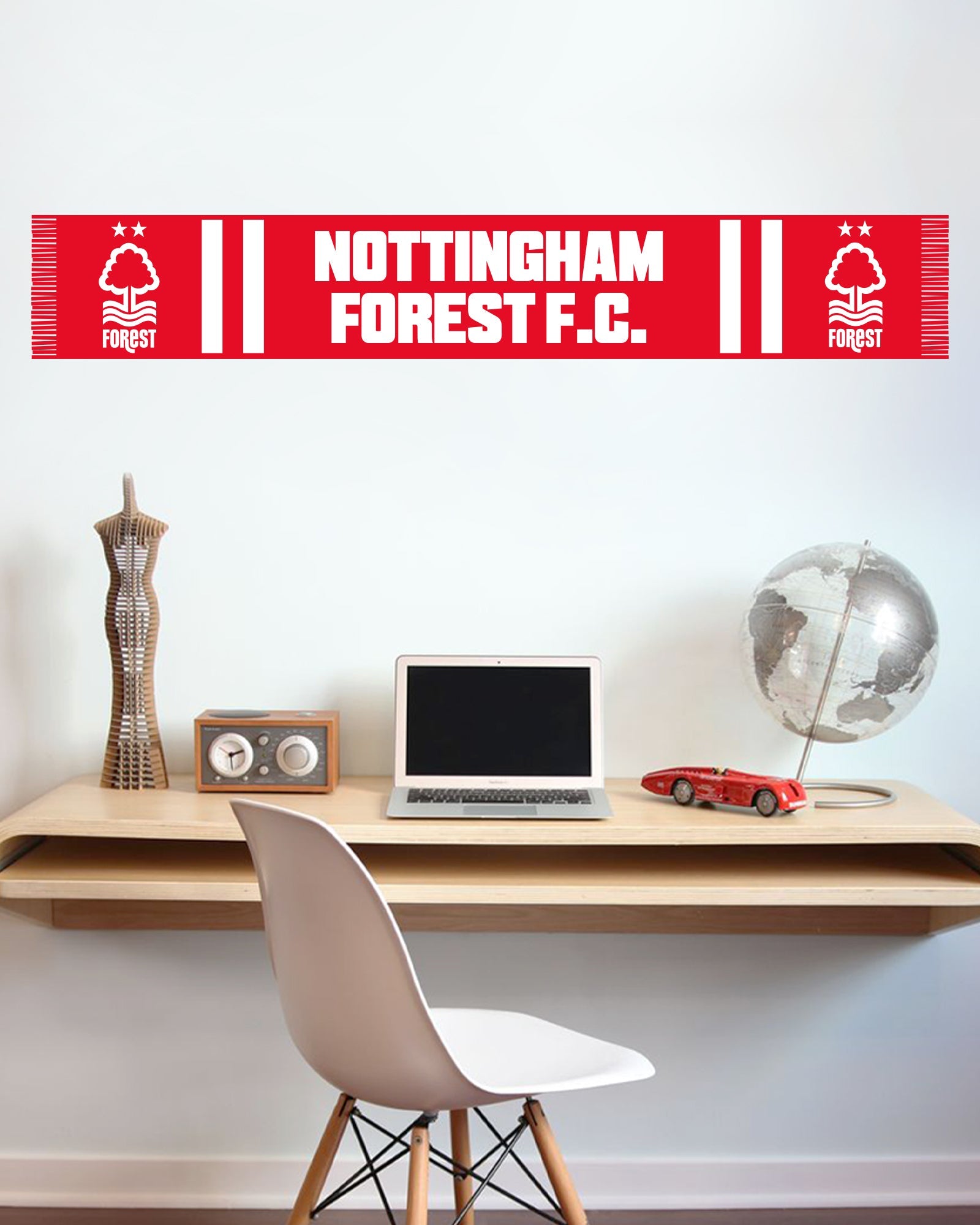 NFFC Scarf Wall Sticker - Nottingham Forest FC