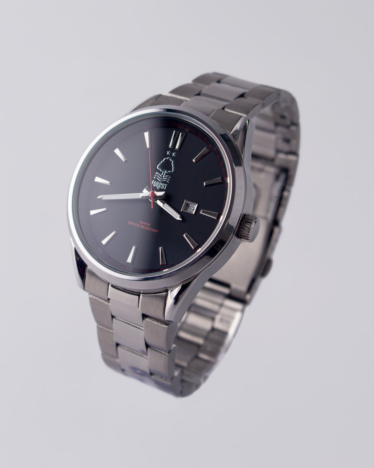 NFFC Silver Classic Analogue Watch - Nottingham Forest FC