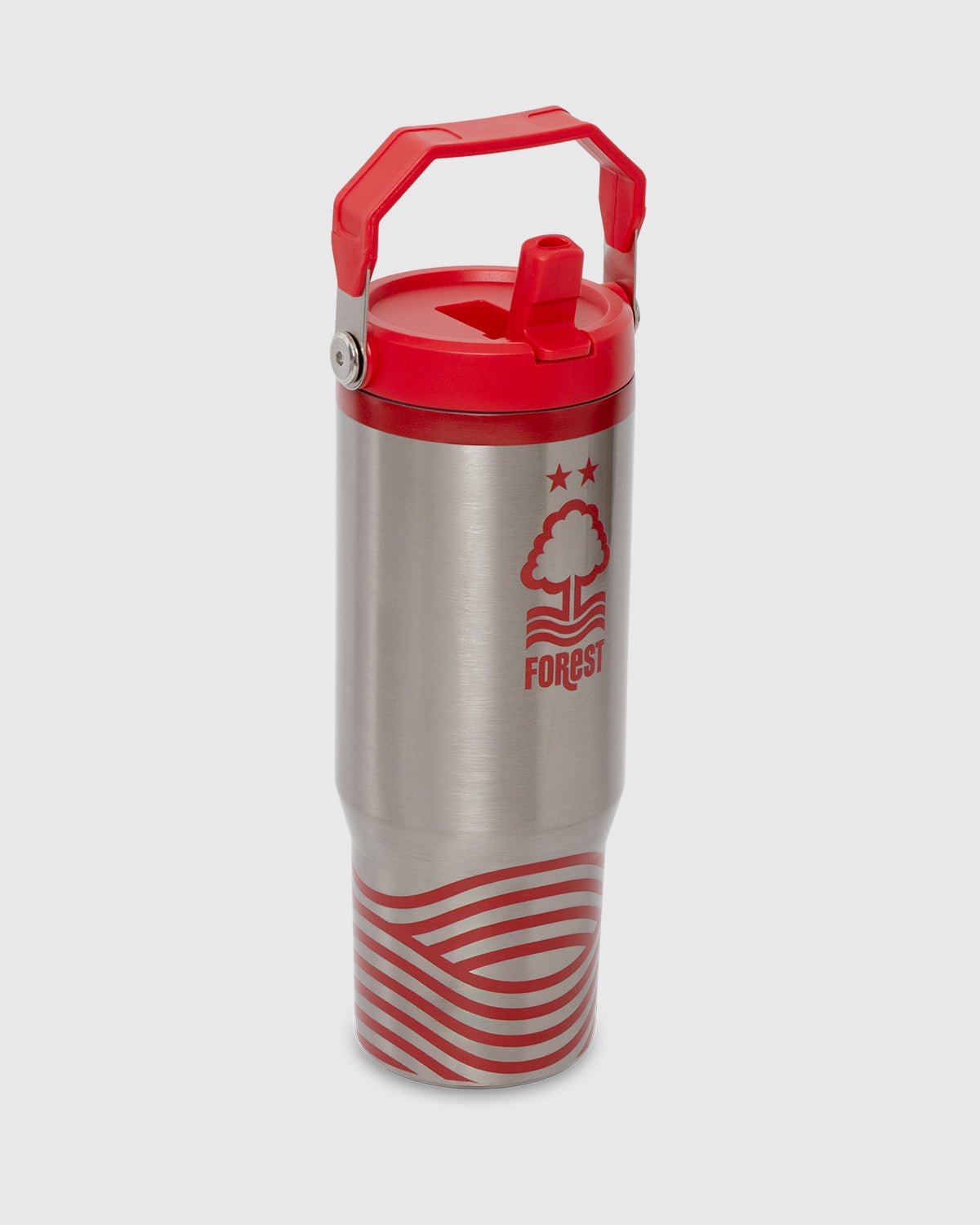 NFFC Silver Insulated 1.2L Mug With Carry Handle - Nottingham Forest FC