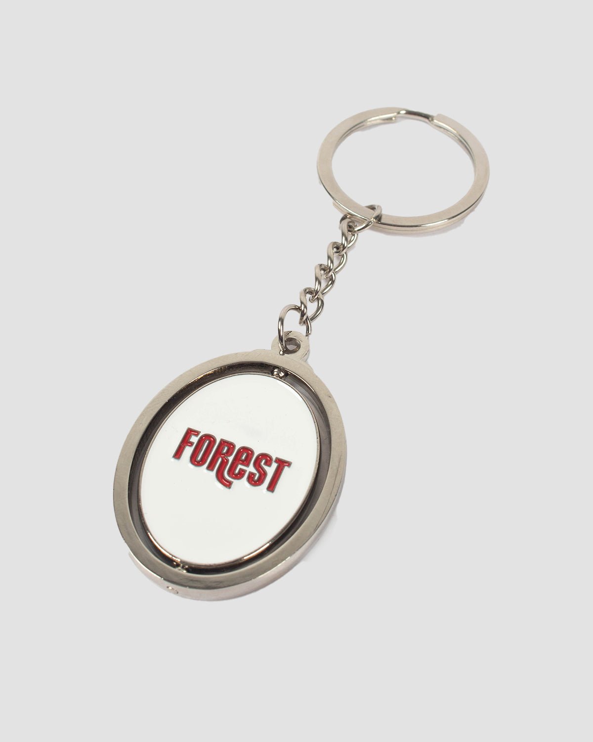 NFFC Spinner Enamel Keyring - Nottingham Forest FC