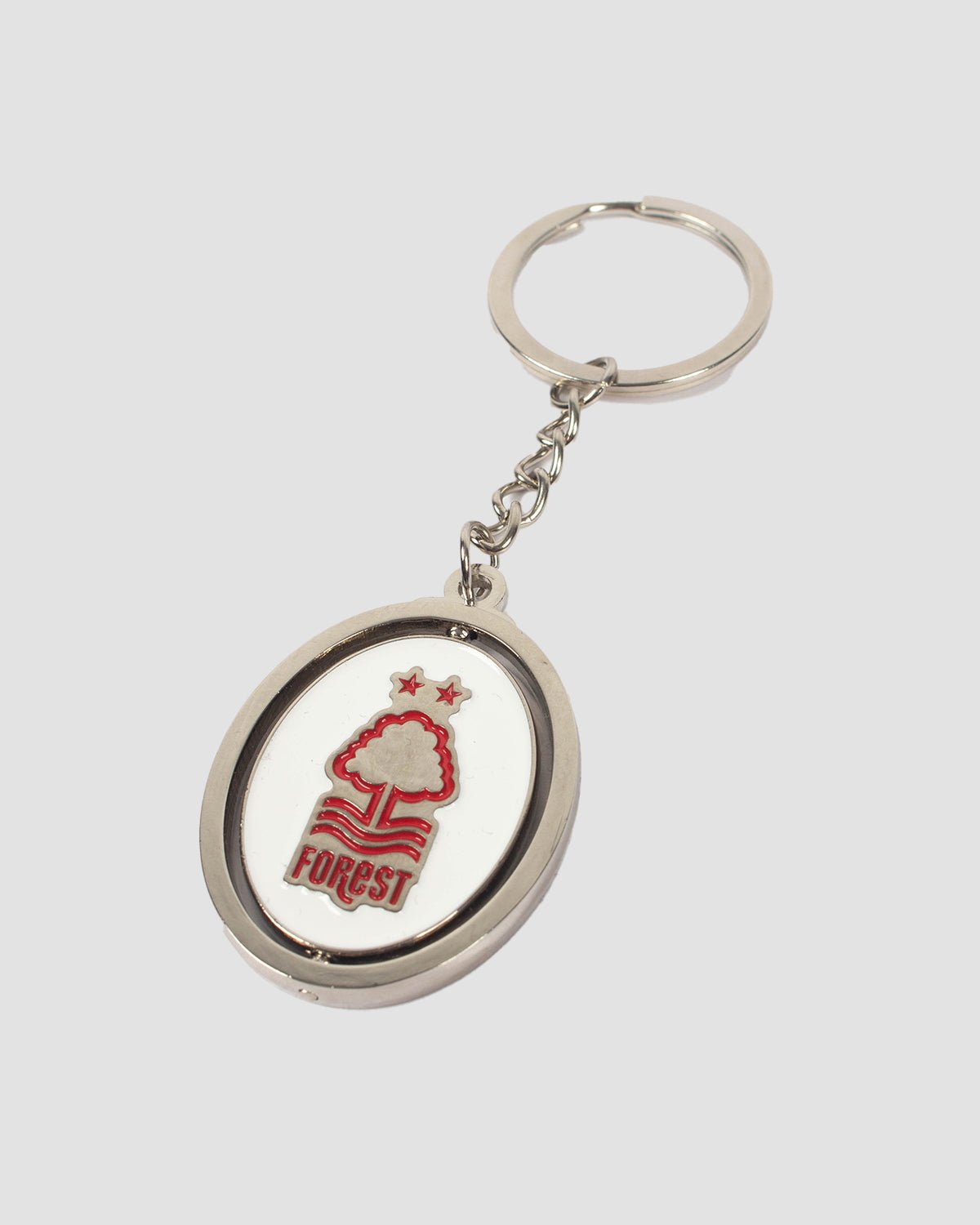 NFFC Spinner Enamel Keyring - Nottingham Forest FC