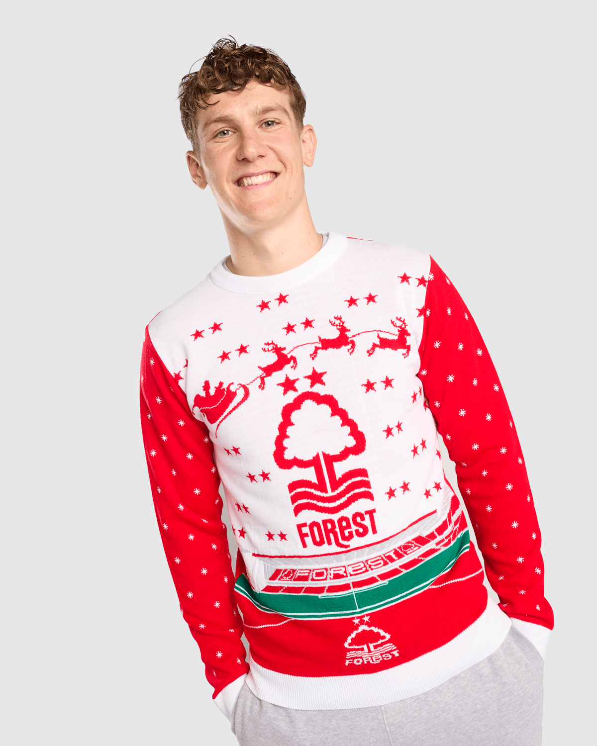NFFC Stadium Christmas Jumper - Nottingham Forest FC