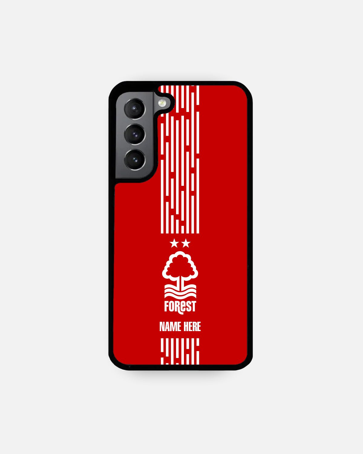 NFFC Staggered Stripe Personalised Phone Cover - Nottingham Forest FC
