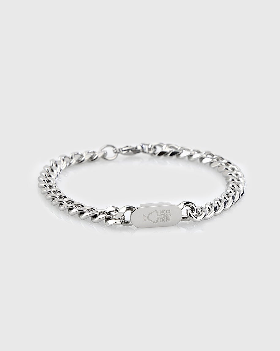 NFFC Stainless Steel Chunky Bracelet - Nottingham Forest FC