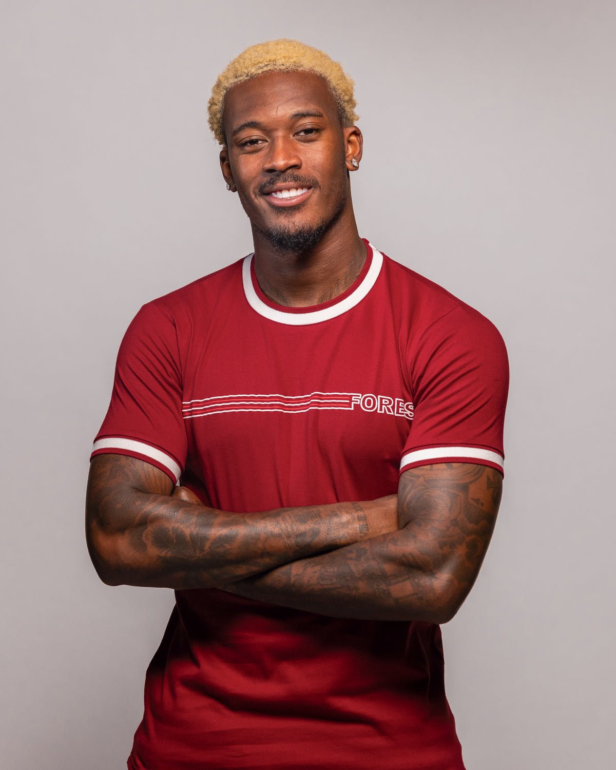 NFFC Stripe Collection Red T-Shirt - Nottingham Forest FC