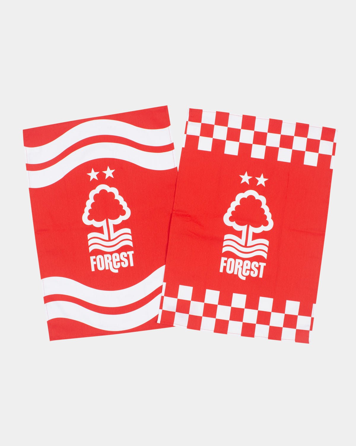 NFFC Tea Towels 2 Pack - Nottingham Forest FC