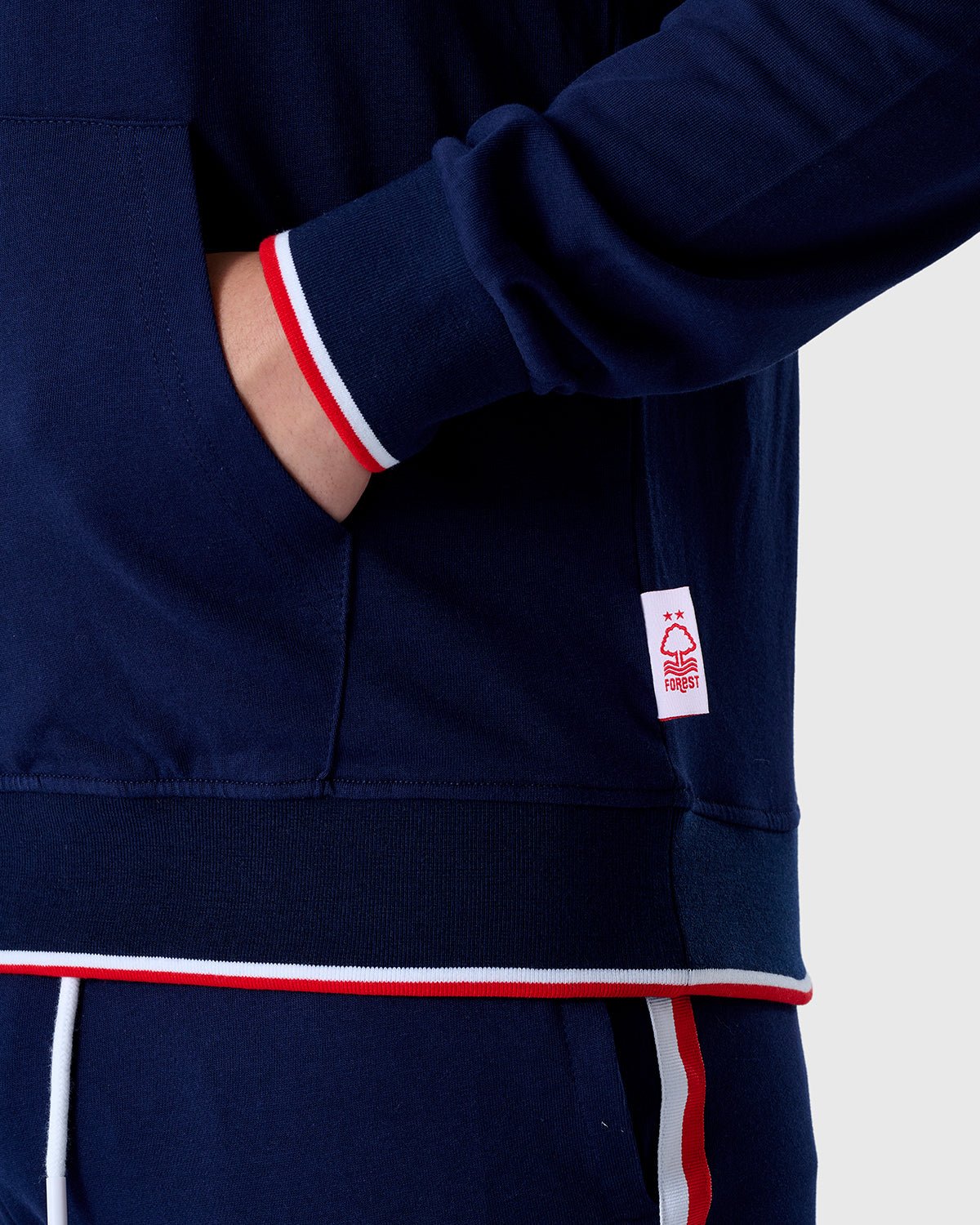 NFFC Tipped Lounge Hoodie - Nottingham Forest FC