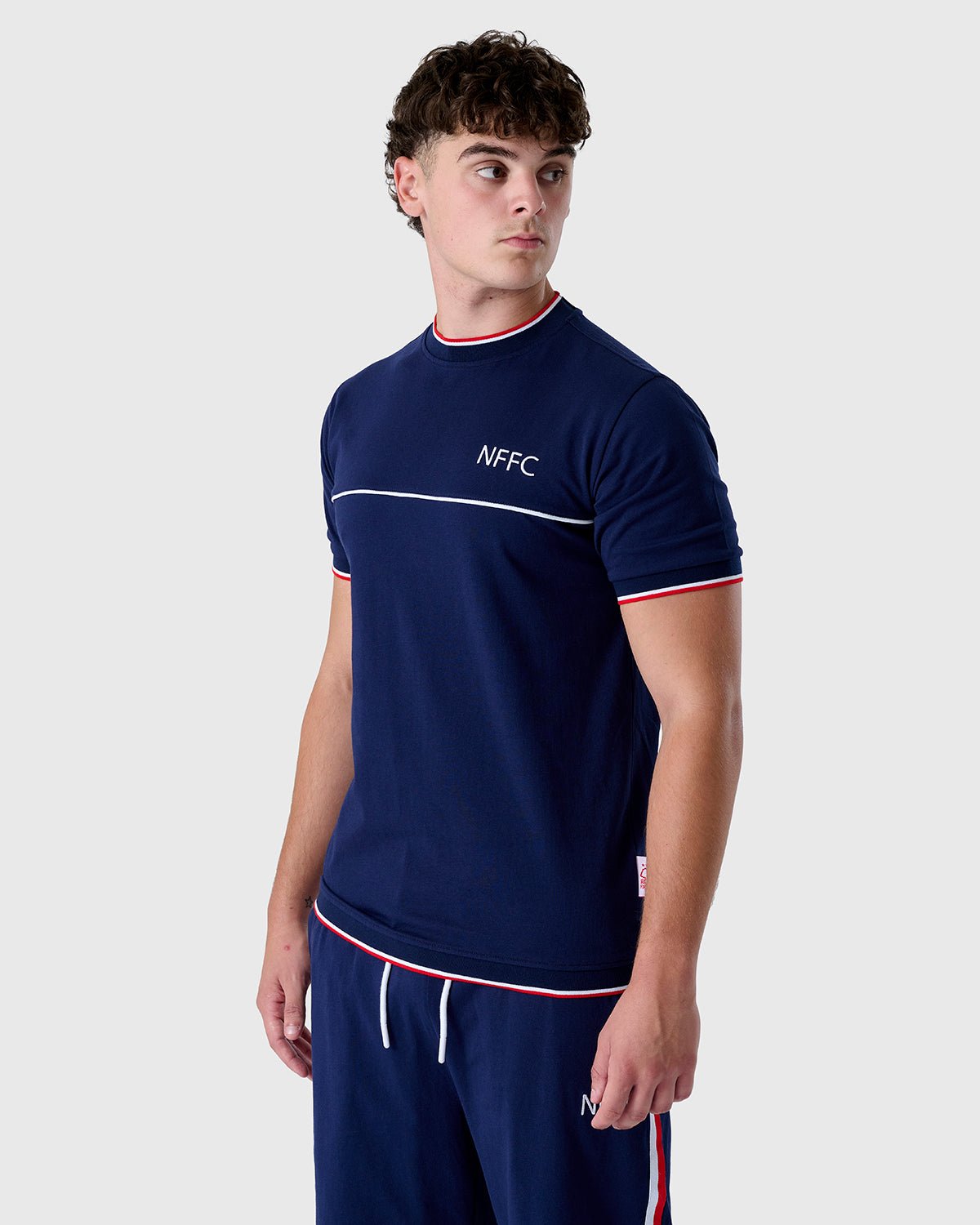 NFFC Tipped Short Sleeve Lounge Top - Nottingham Forest FC