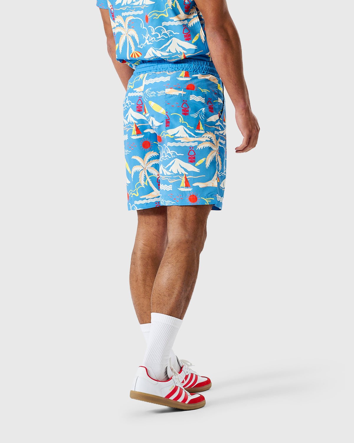 NFFC Trent School All Over Print Swim Shorts - Nottingham Forest FC