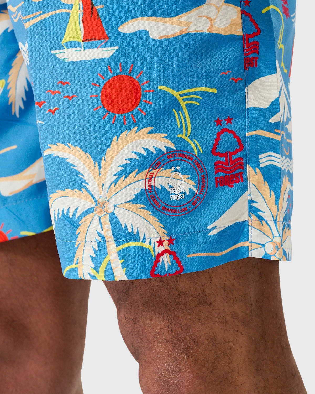 NFFC Trent School All Over Print Swim Shorts - Nottingham Forest FC