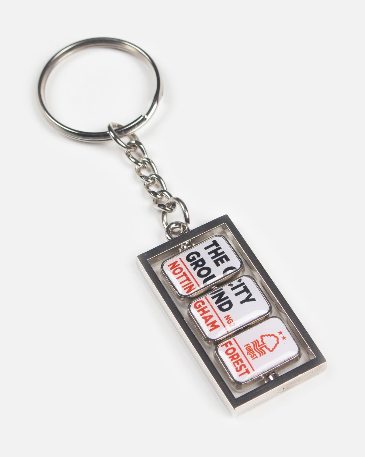 NFFC Triple Spinner Keyring - Nottingham Forest FC