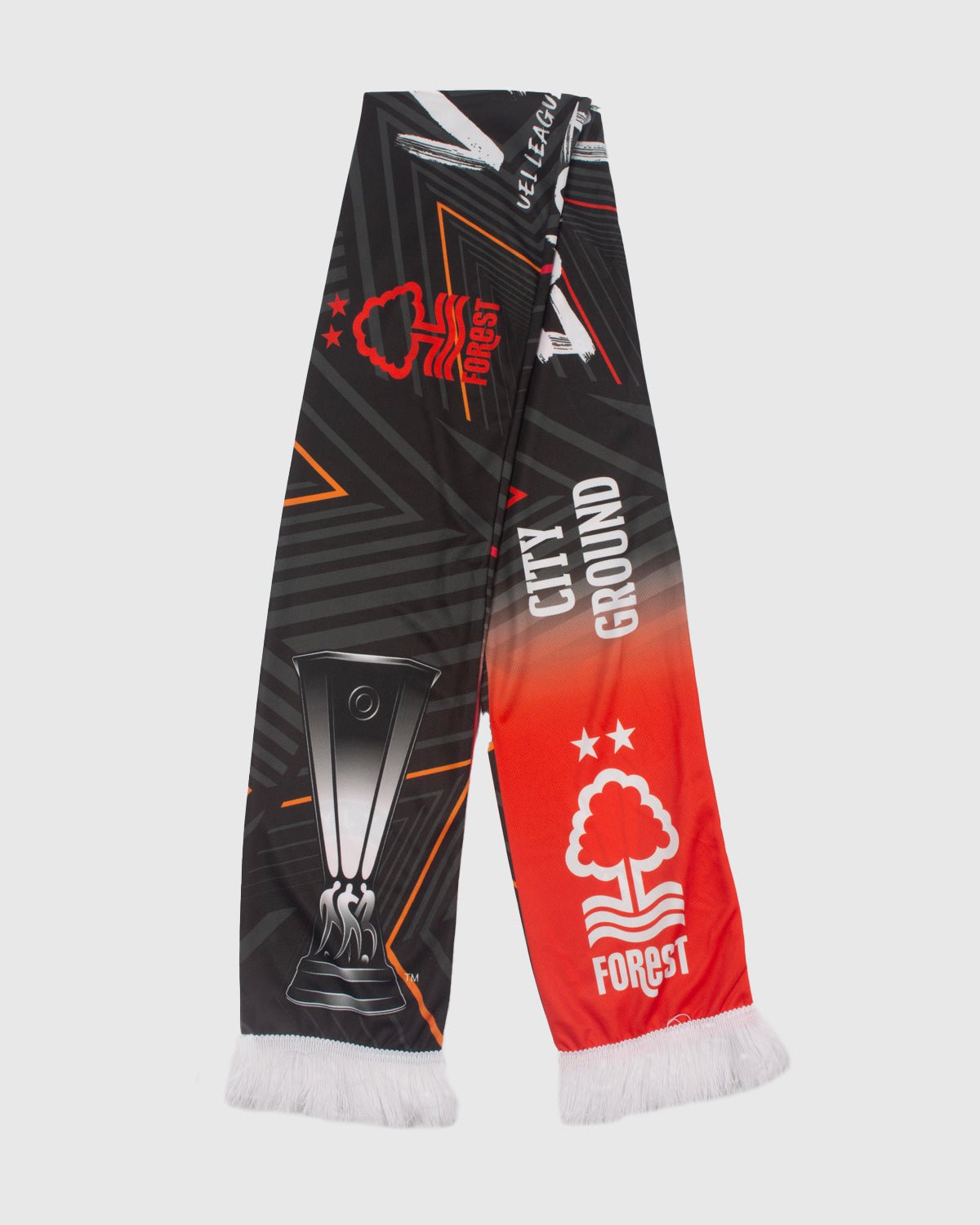 NFFC UEL 25/26 Nottingham Forest vs FC Midtjylland European Glory Scarf - Nottingham Forest FC